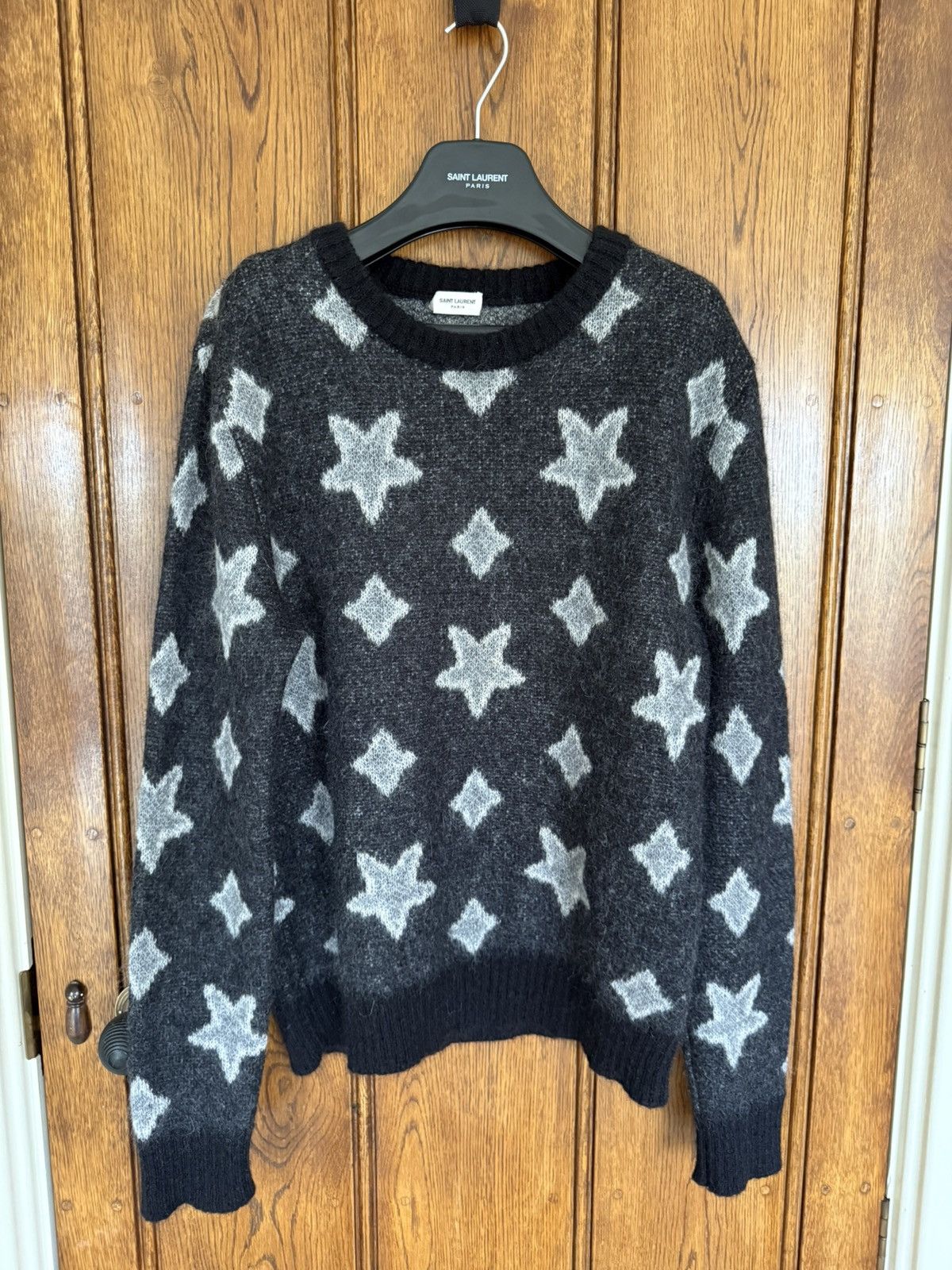 Saint Laurent Paris FW16 Saint Laurent Palladium star sweater Hedi Slimane grail Size US XL / EU 56 / 4 - 2 Thumbnail