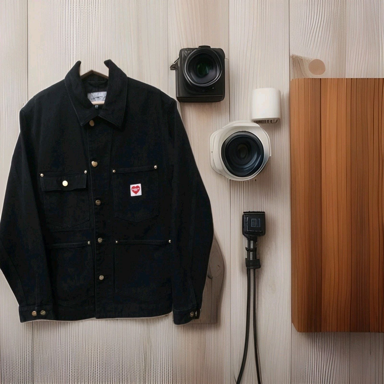 Carhartt Carhartt Men's WIP Nash USA Work In Progress Black Jacket Size US S / EU 44-46 / 1 - 2 Thumbnail