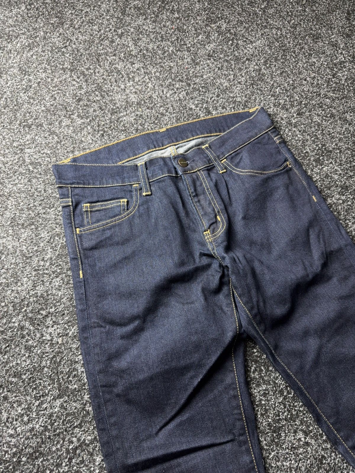 Carhartt 00s Carhartt Rebel Pant Raw Indigo Denim Workwear Jeans Size US 28 / EU 44 - 7 Thumbnail