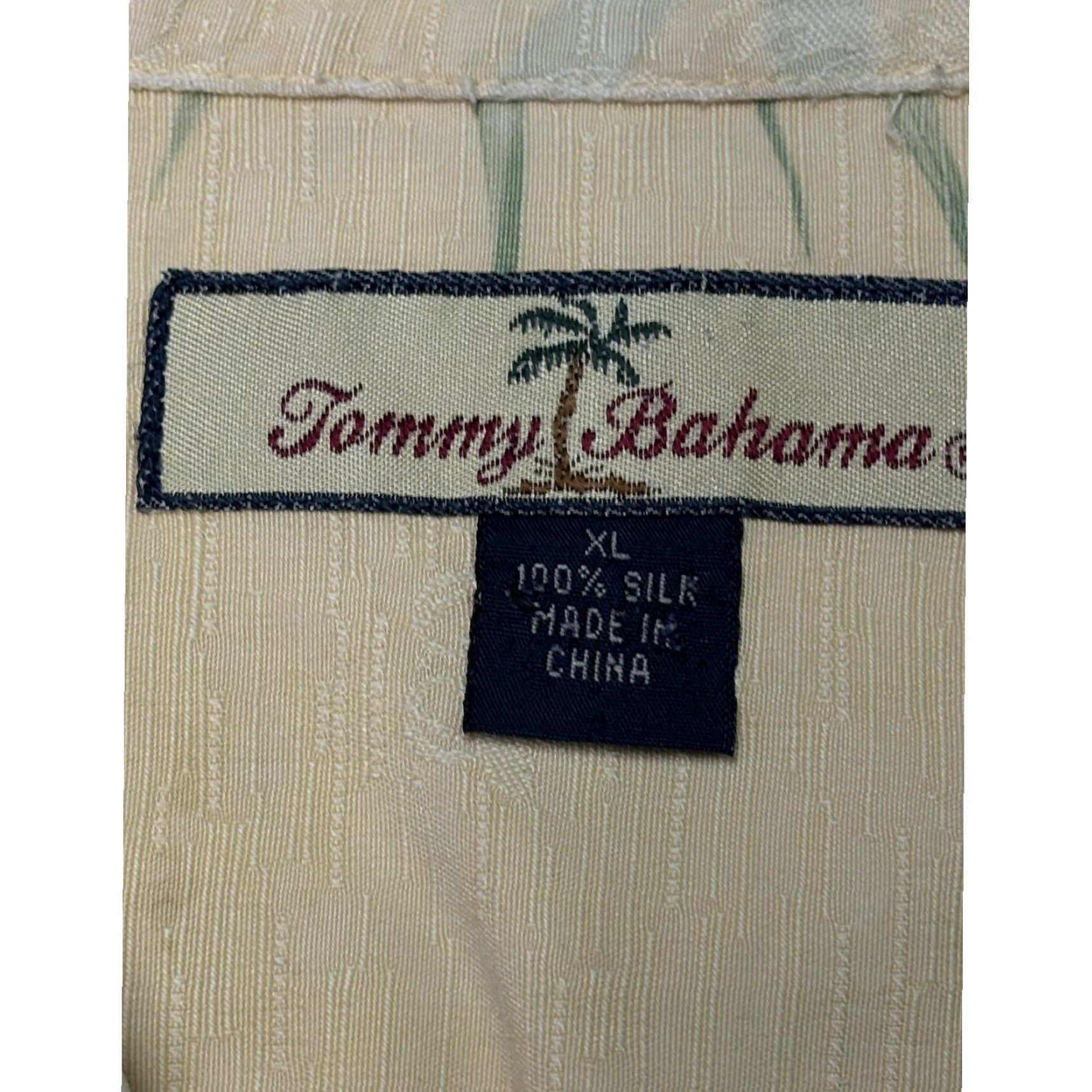 Tommy Bahama VINTAGE Tommy Bahama Mens XL Silk Bamboo Print Short Sleeve Hawaiian Aloha Shirt Size US XL / EU 56 / 4 - 3 Thumbnail