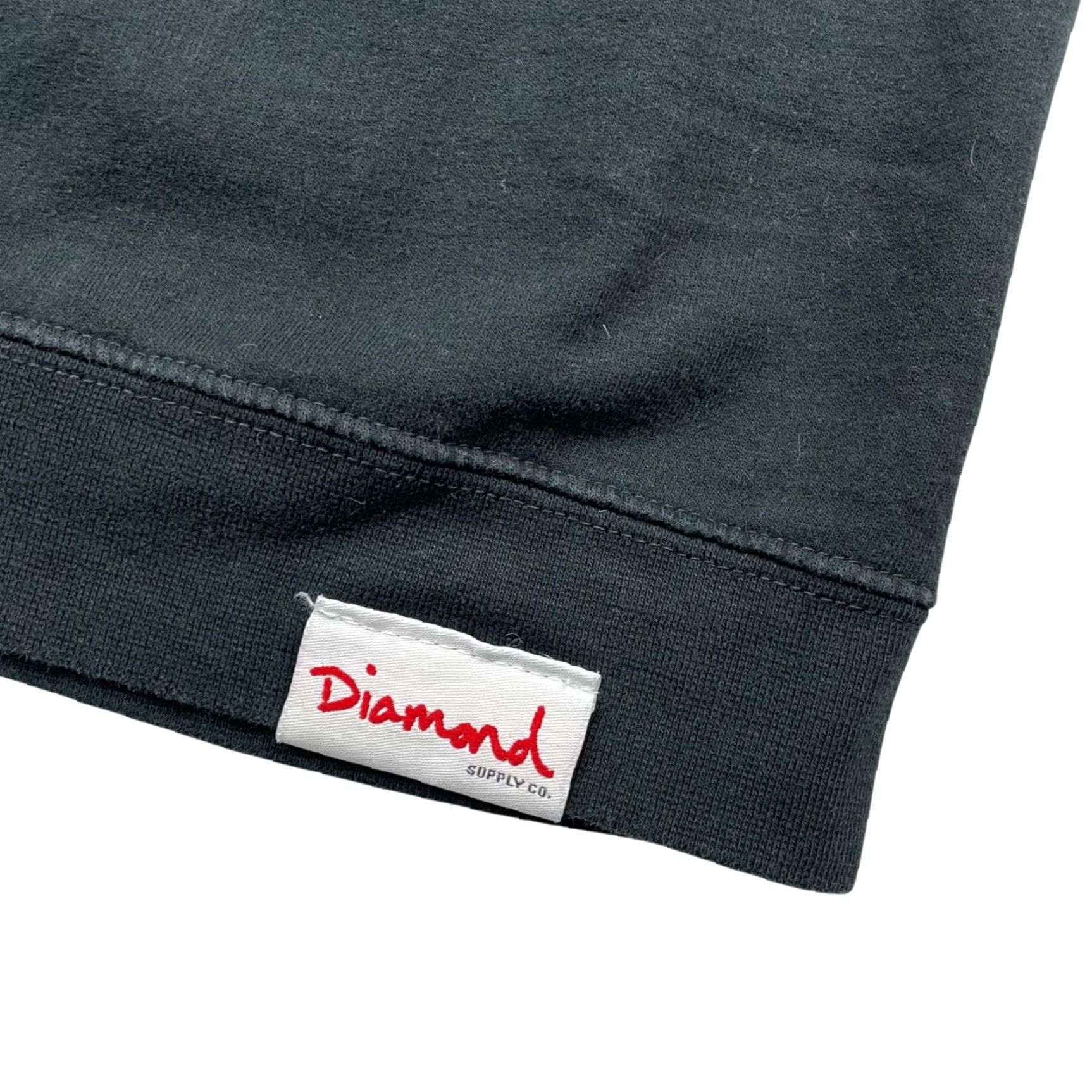 Diamond Supply Co. Diamond Supply x Crooks & Castles Sweatshirt Men's Large Black Pullover Size US L / EU 52-54 / 3 - 4 Thumbnail