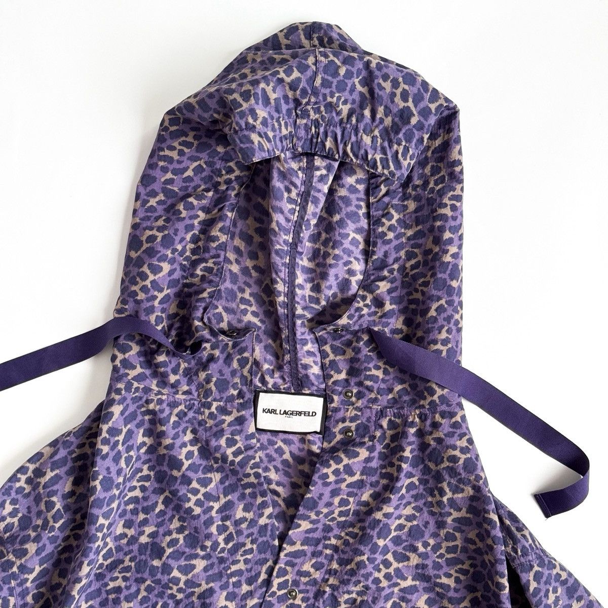 Karl Lagerfeld Karl Lagerfeld Leopard Purple Jacket Size US XL / EU 56 / 4 - 3 Thumbnail