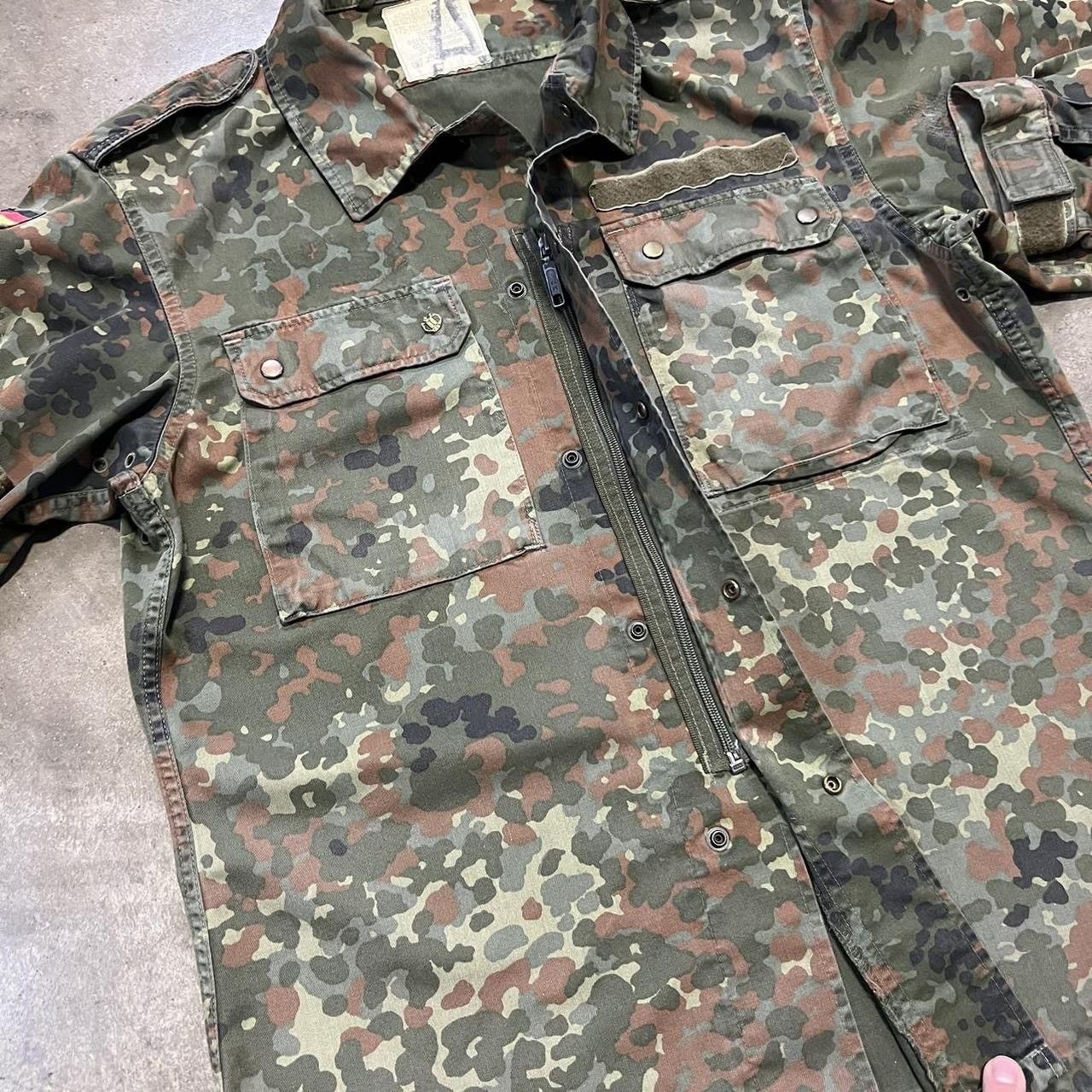 Vintage Vintage German Military Camo Jacket Flektarn Bundeswehr 90s Size US M / EU 48-50 / 2 - 5 Thumbnail