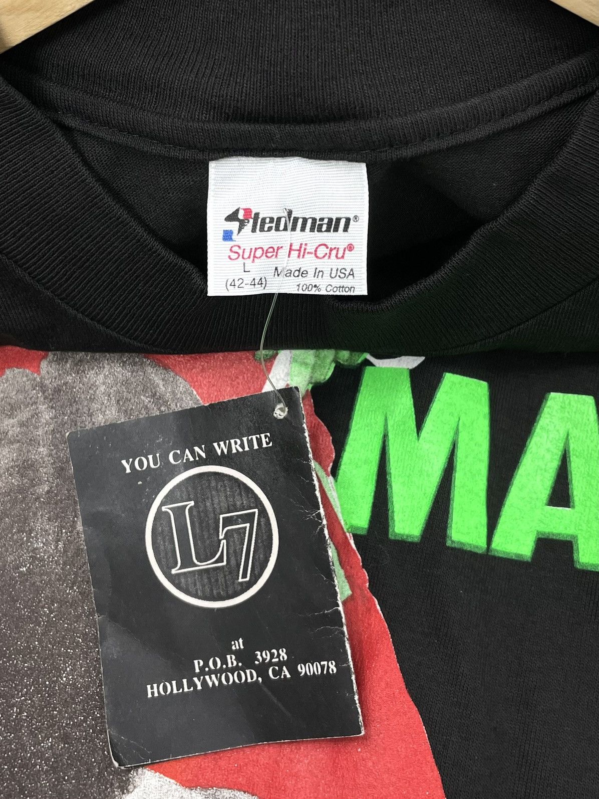 Vintage Vintage L7 “Smell The Magic” T-Shirt – 1990s USA – Size L Size US L / EU 52-54 / 3 - 8 Thumbnail