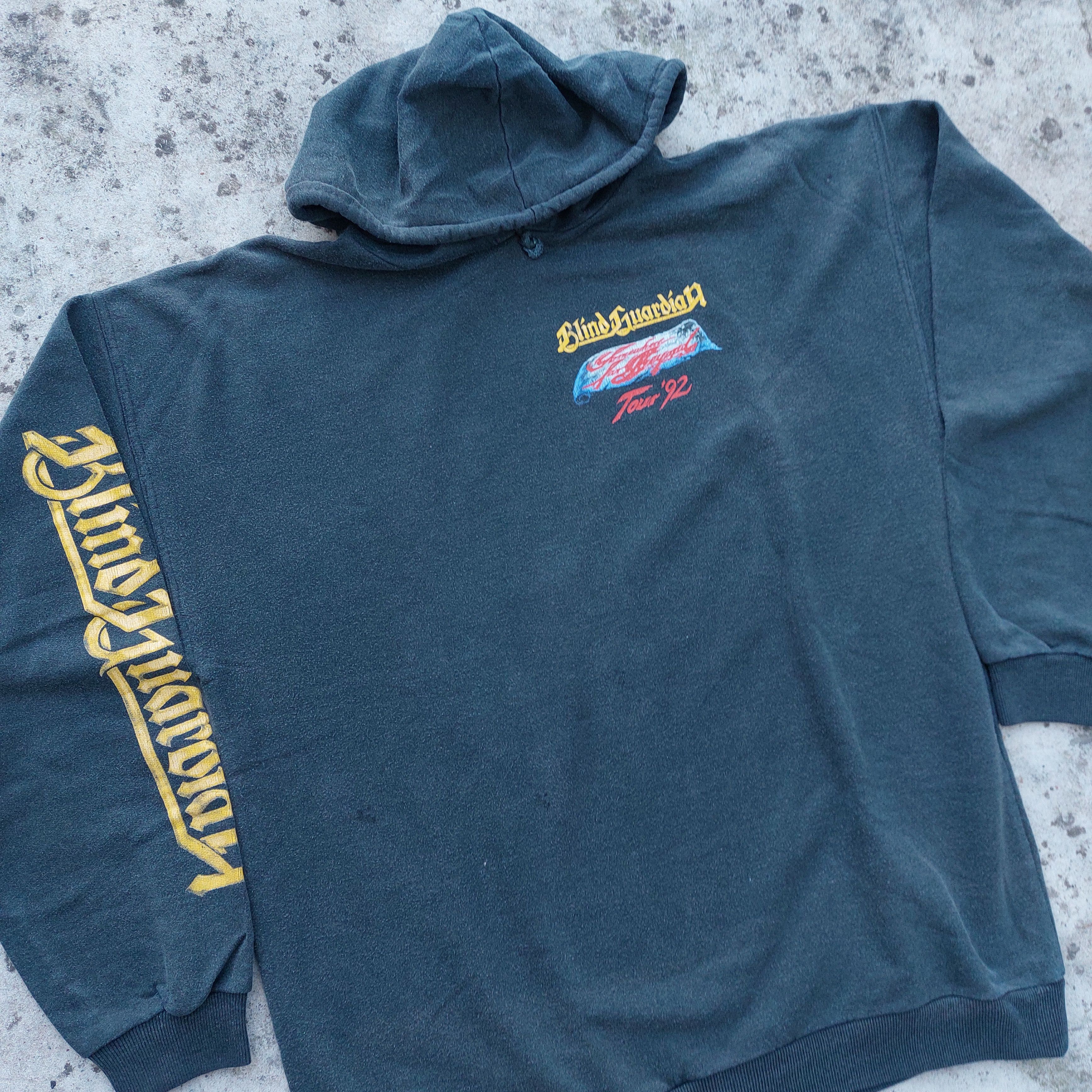 Band Tees × Vintage blind guardian 1992 tour vintage band hoodie metal shirt Size US M / EU 48-50 / 2 - 3 Thumbnail