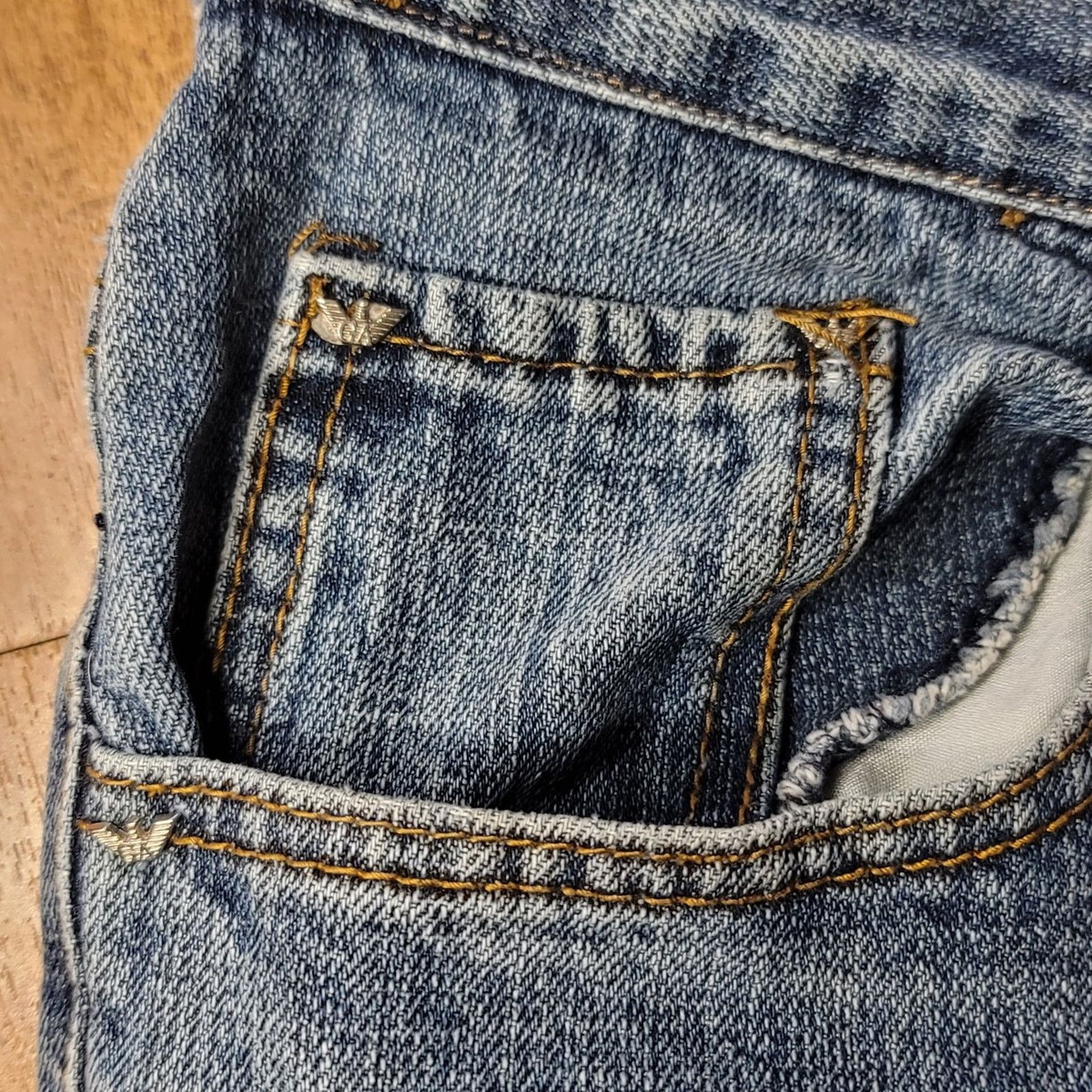 Giorgio Armani Vtg Giorgio Armani Denim Jeans Size US 44 / EU 60 - 6 Thumbnail