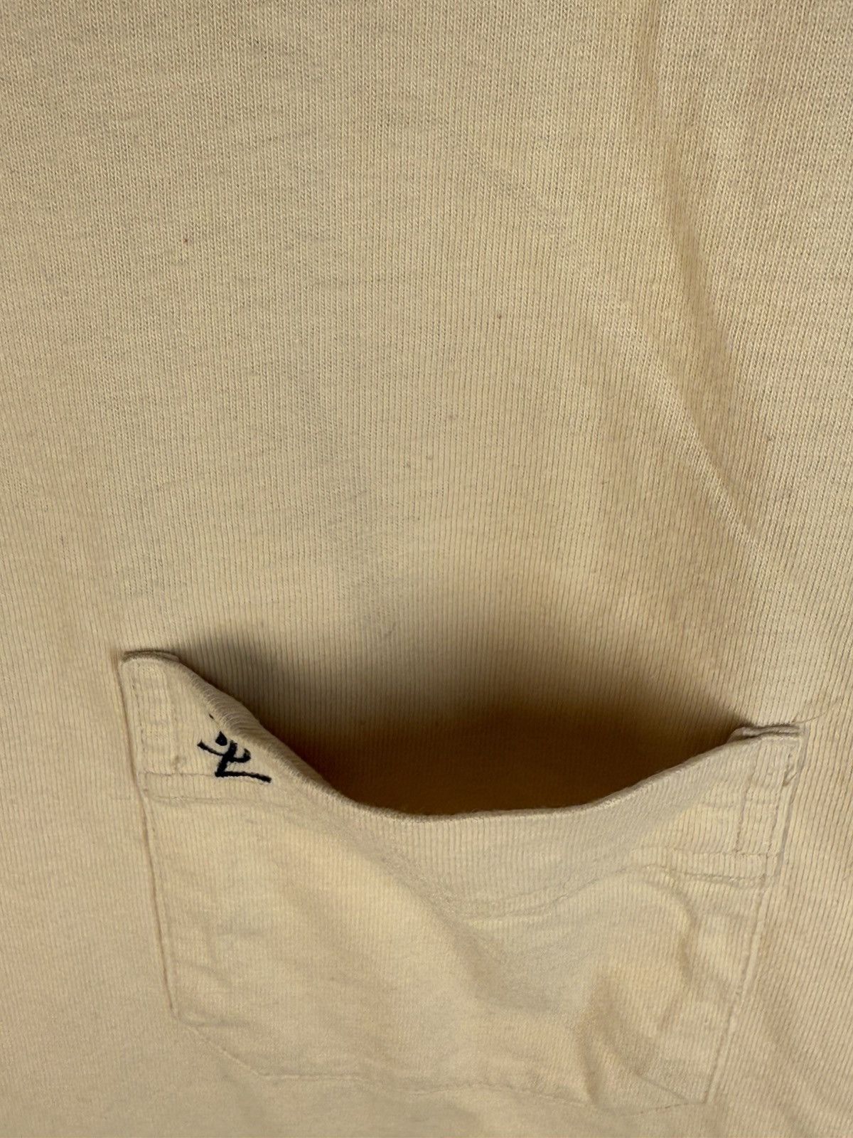 Yves Saint Laurent 90s YSL T-Shirt Beige Size US L / EU 52-54 / 3 - 15 Thumbnail