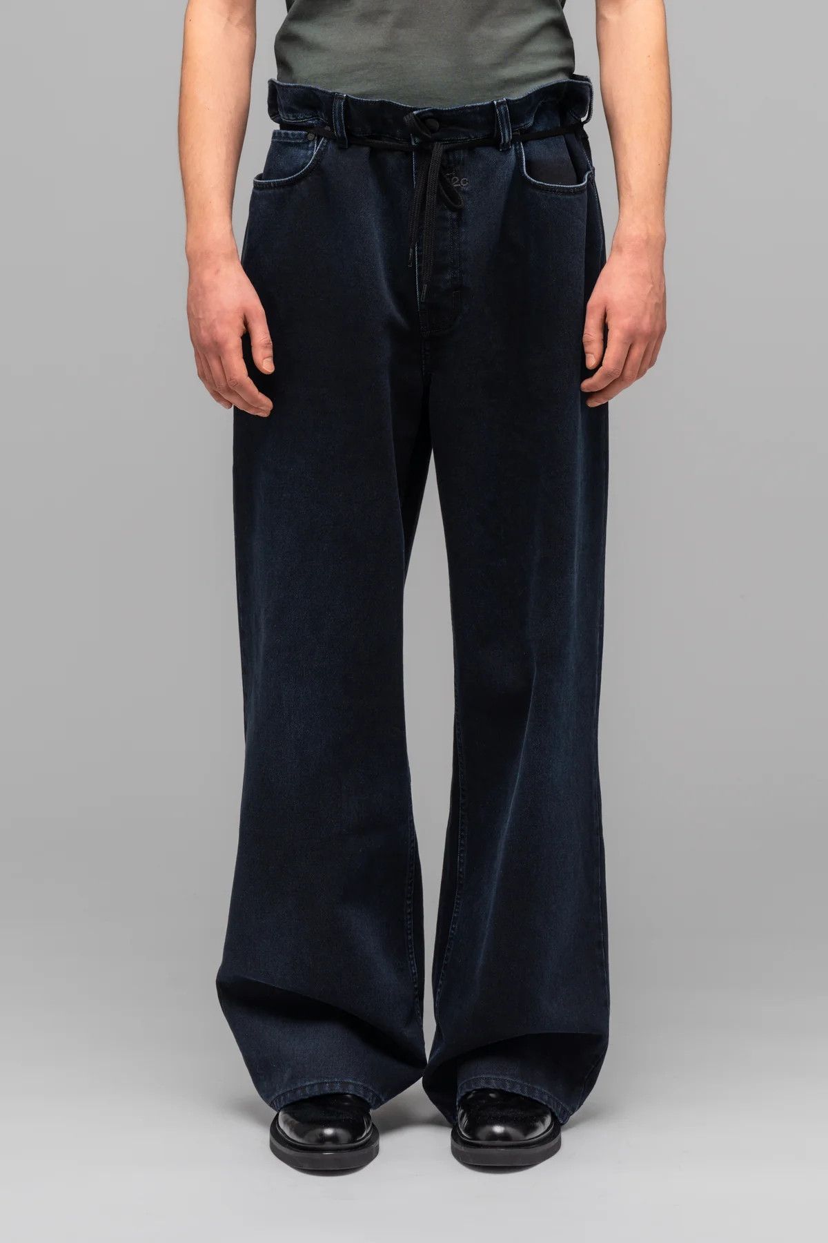 032c Blue "Goya" Wide Leg Jeans Size US 36 / EU 52 - 6 Thumbnail