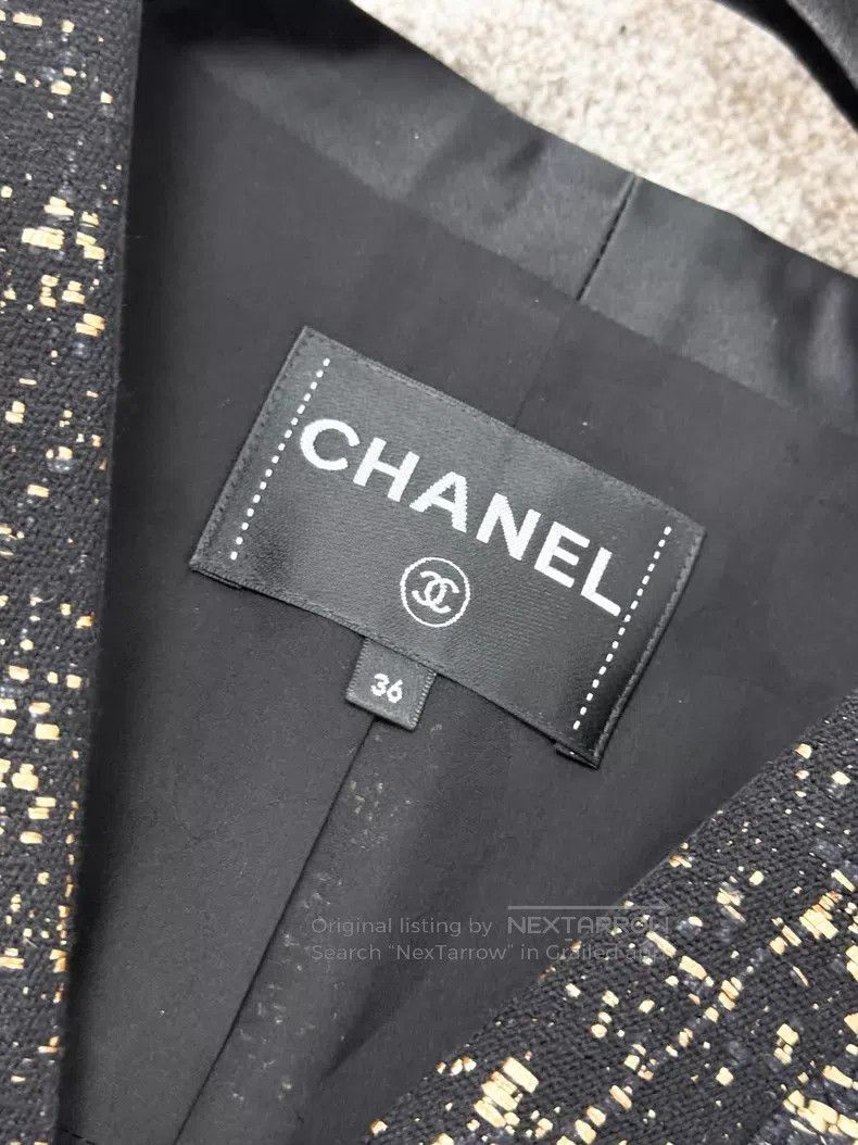 Chanel Chanel Waisted V-neck long-sleeved jacket Size XS / US 0-2 / IT 36-38 - 5 Thumbnail