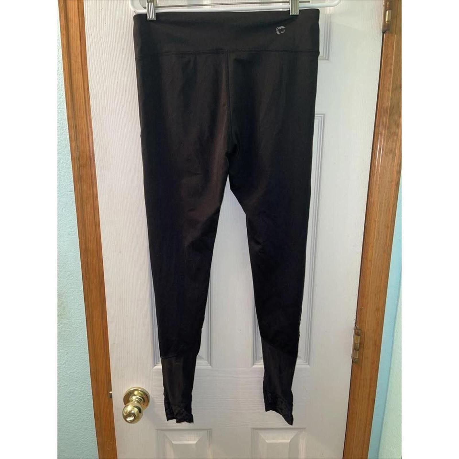 Other High-Performance Black Workout Leggings Size 36" / US 14 / IT 50 - 5 Thumbnail