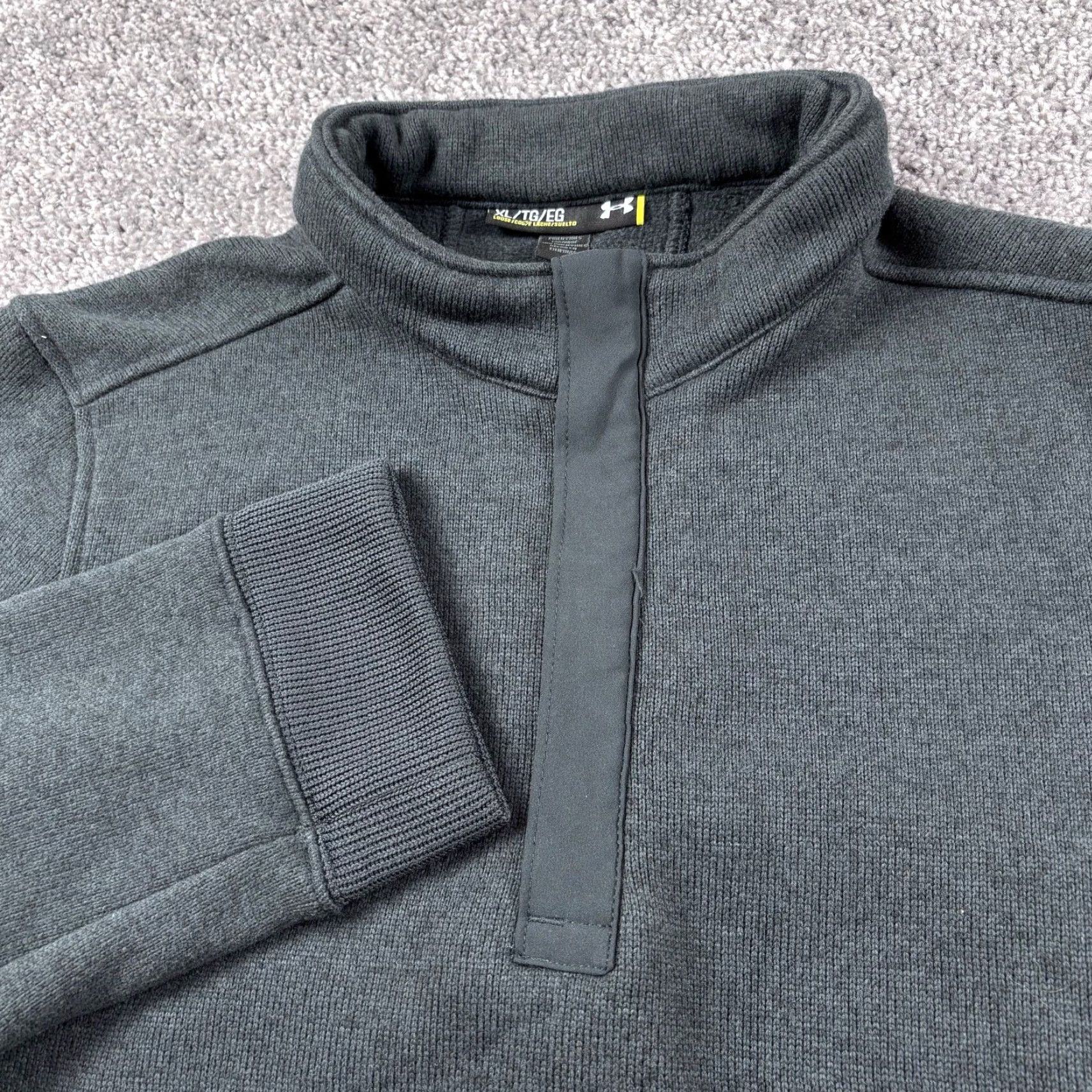 Under Armour Under Armour Elevate 1/4 Zip Sweatshirt Mens XL Graphite Gray Pockets Outdoor Size US XL / EU 56 / 4 - 2 Thumbnail