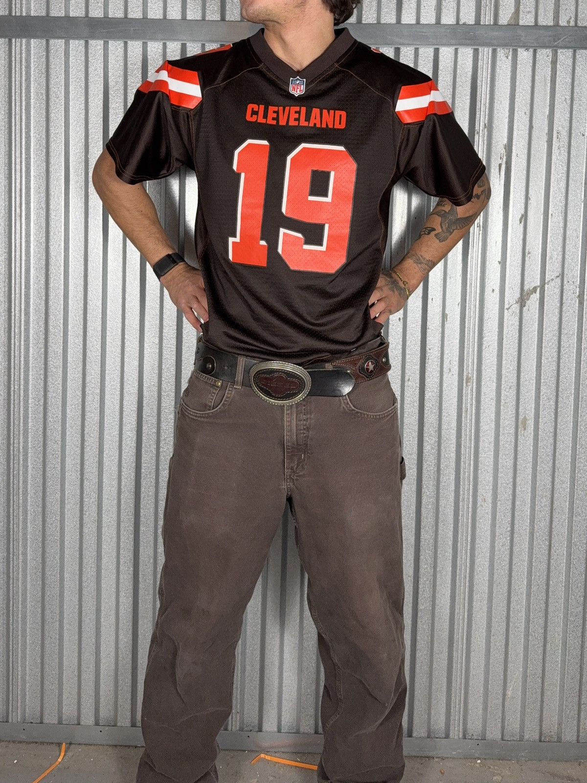 NFL Vintage Cleveland Brown NFL Jersey Size US M / EU 48-50 / 2 - 1 Thumbnail