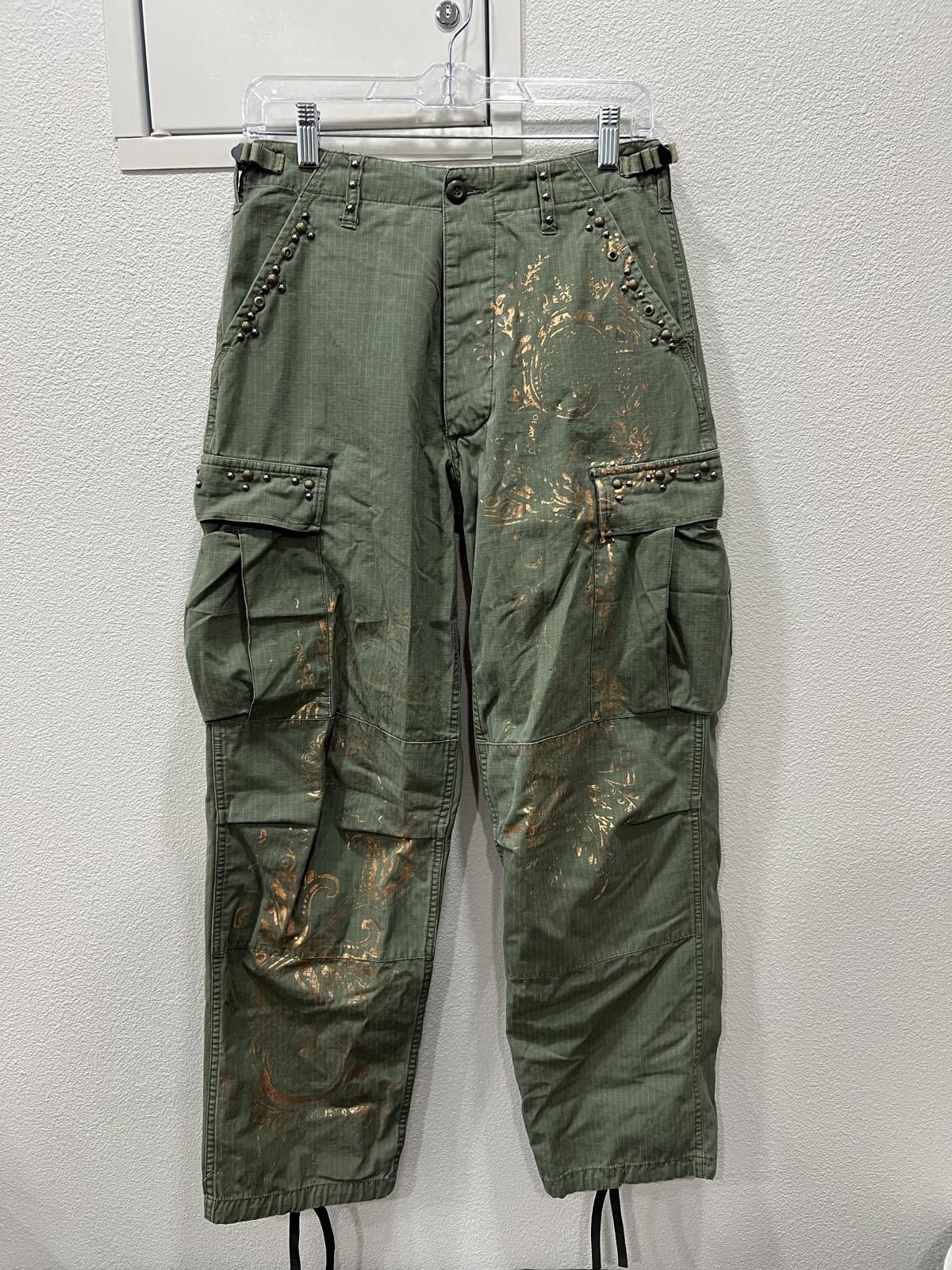 Other Y2K Riley Studded Ripstop Nylon Cargo Pants Size US 32 / EU 48 - 1 Thumbnail
