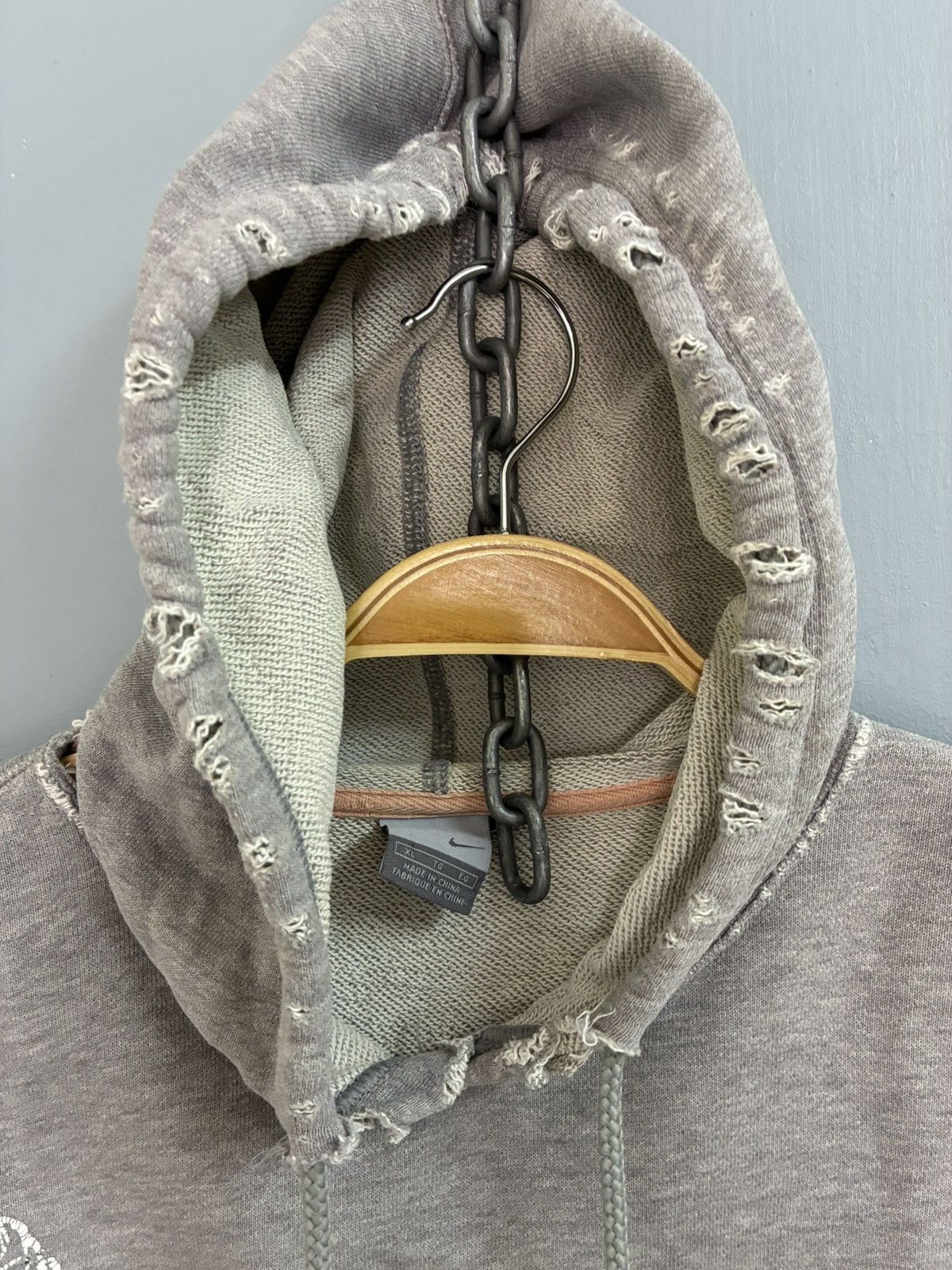 Nike Nike Now Bring Ya Attitude Distress hoodie design Size US XL / EU 56 / 4 - 13 Thumbnail