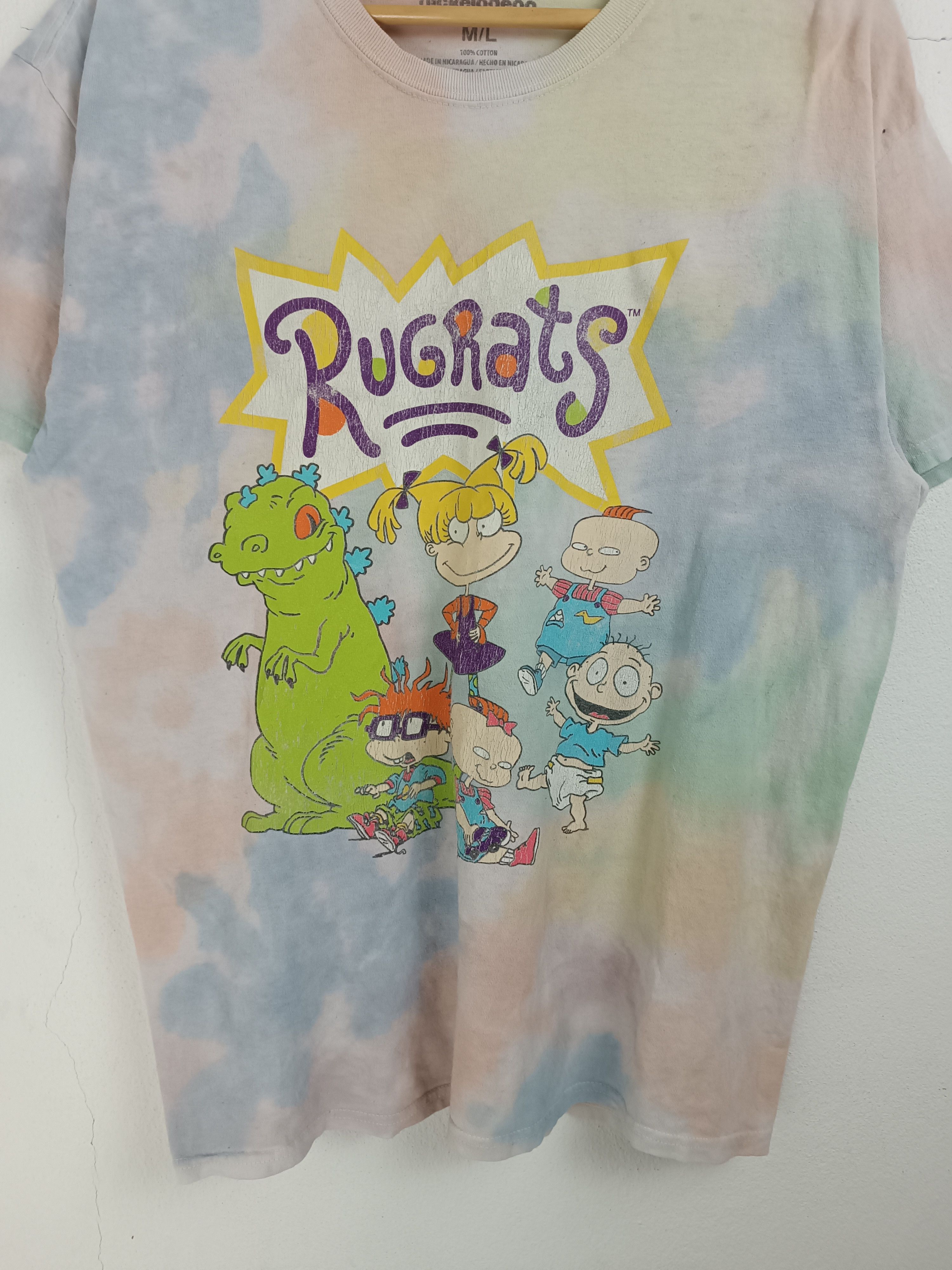 Nickelodeon THRASHED FADED RUGRATS NICKELODEON TIE DYE TEE Size US L / EU 52-54 / 3 - 6 Thumbnail