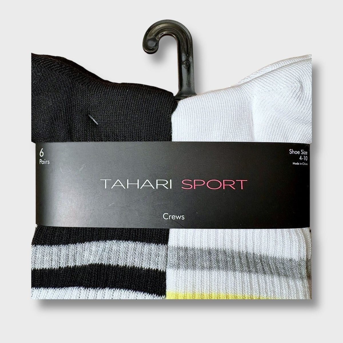 Elie Tahari Tahari Sport Women’s Assrtd Crew Ribbed Leg 6 pack Size 4-10 Size ONE SIZE - 6 Thumbnail