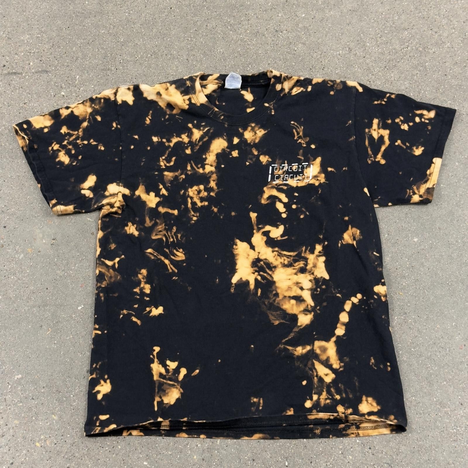 Designer Rare Circuit Curcuit Tie-Dye Band T-Shirt Trippy Adult L Size US L / EU 52-54 / 3 - 1 Thumbnail