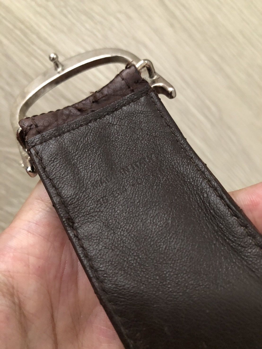 Dior Christian dior Cannage Leather belt Size ONE SIZE - 3 Thumbnail