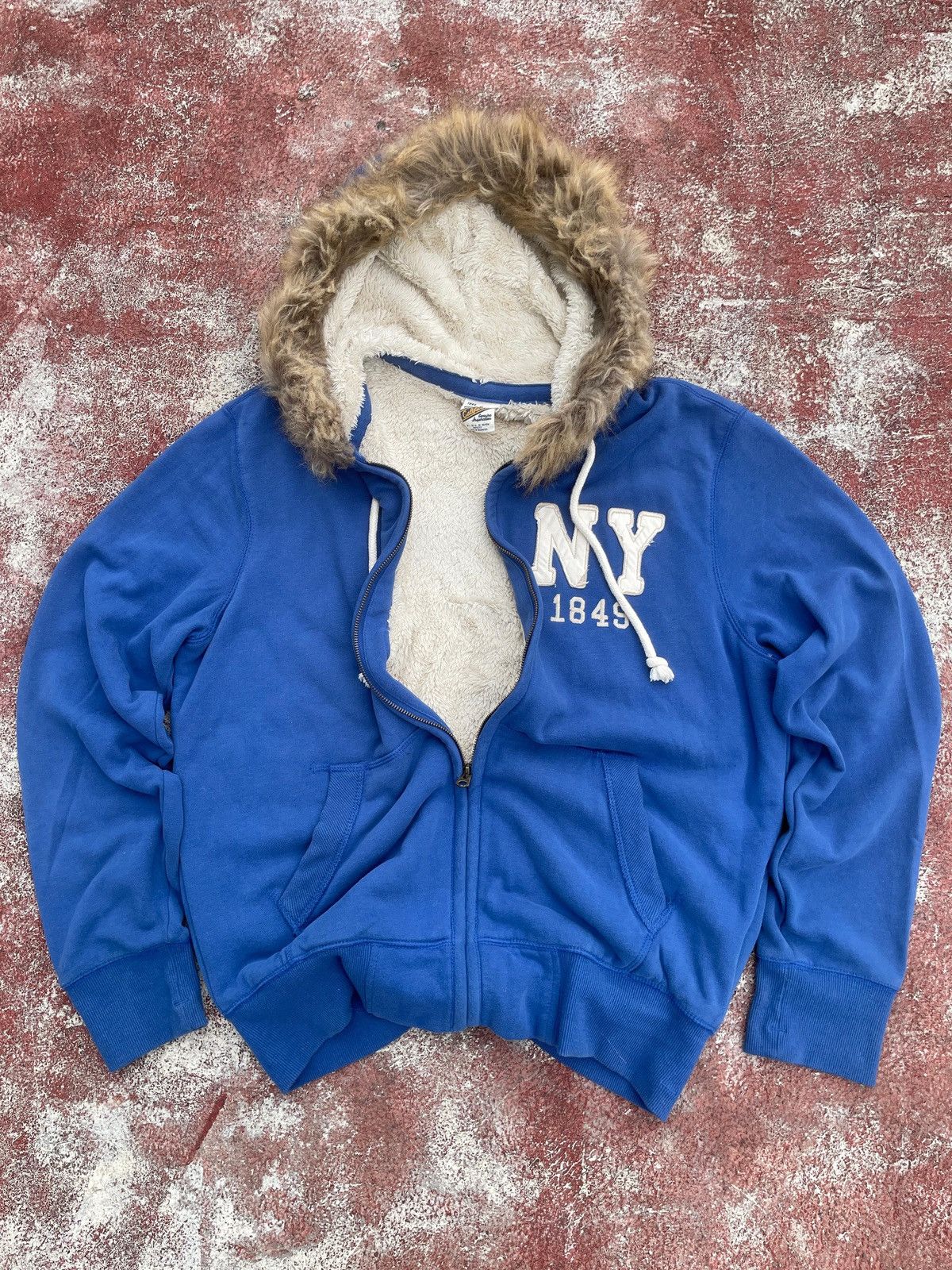 Who A.U. Y2k WHO A.U california 1849 fur hoodie i6w9 igb style Size US L / EU 52-54 / 3 - 8 Thumbnail
