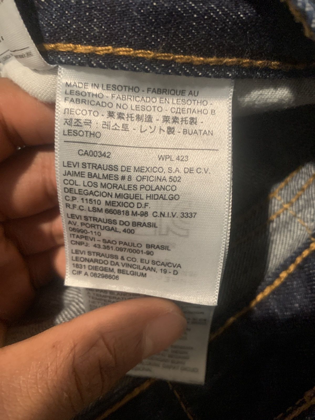 Levi's × Vintage Cropped Baggy Levi’s Denim Shorts Size US 40 / EU 56 - 4 Thumbnail