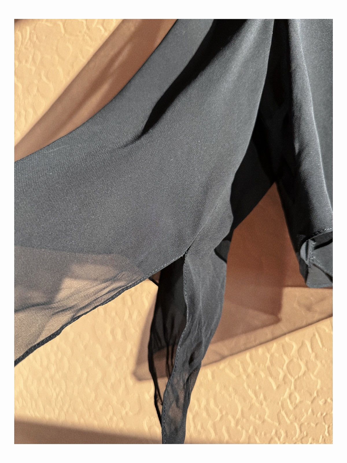Other Sheer Black Waterfall Shrug – Lightweight Gothic/Boho Layer Size M / US 6-8 / IT 42-44 - 3 Thumbnail
