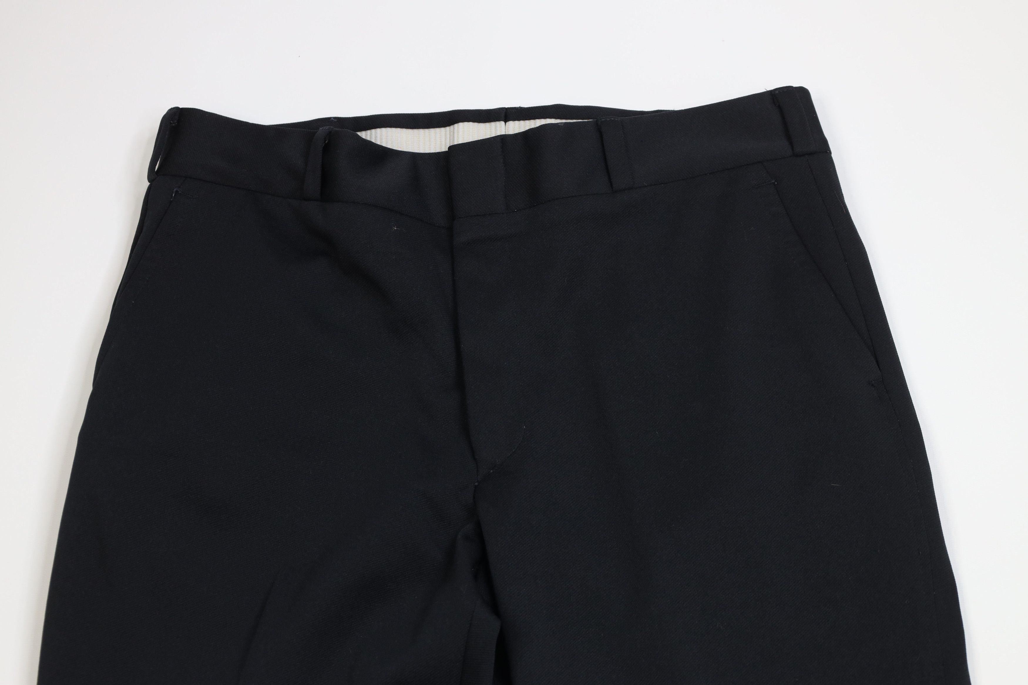 Vintage Vintage 70s Streetwear Bell Bottoms Chino Pants Black USA Size US 34 / EU 50 - 2 Thumbnail
