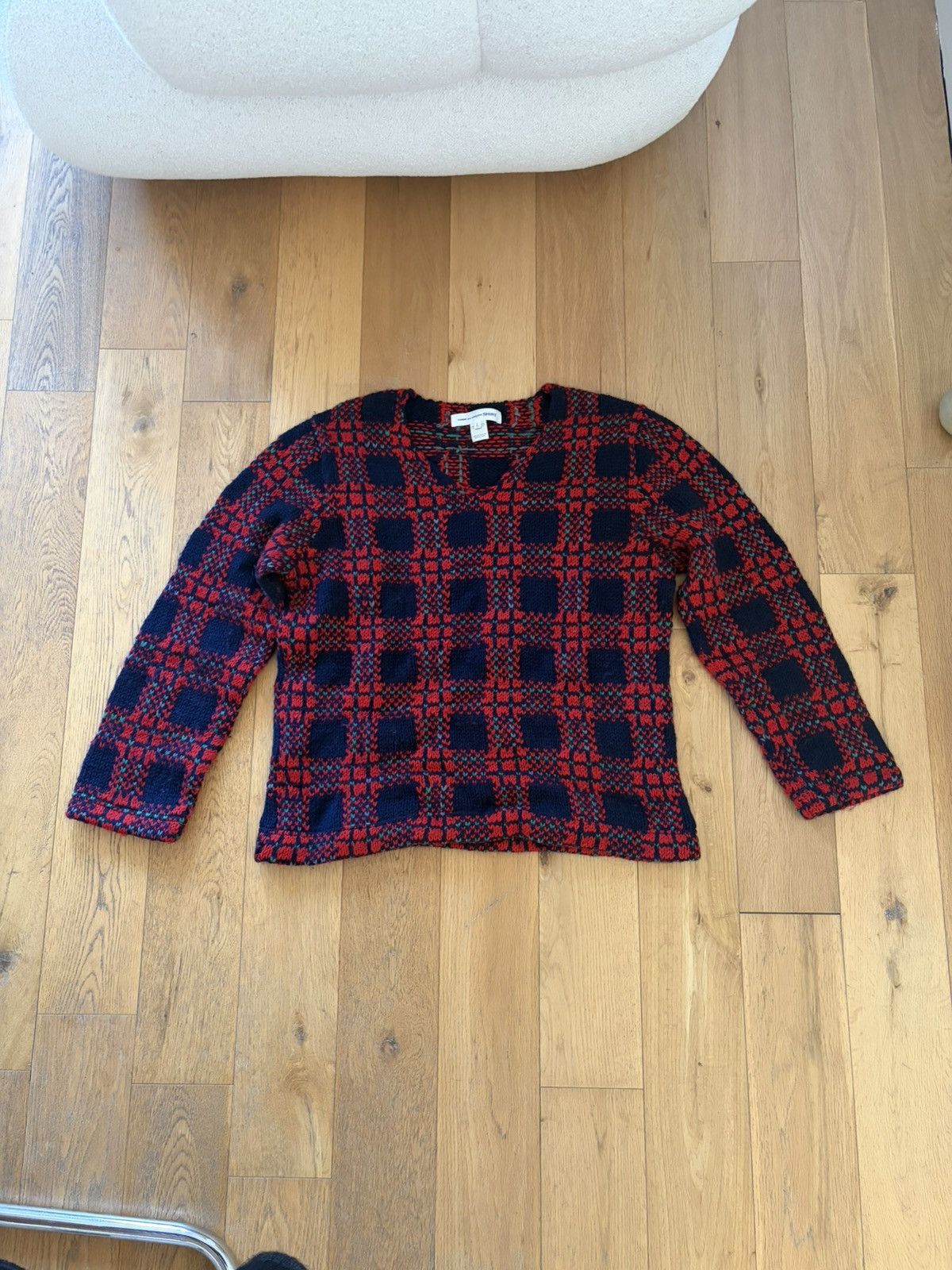 Comme des Garcons SHIRT Comme des Garcons Shirt Wool Knit Size US L / EU 52-54 / 3 - 1 Thumbnail