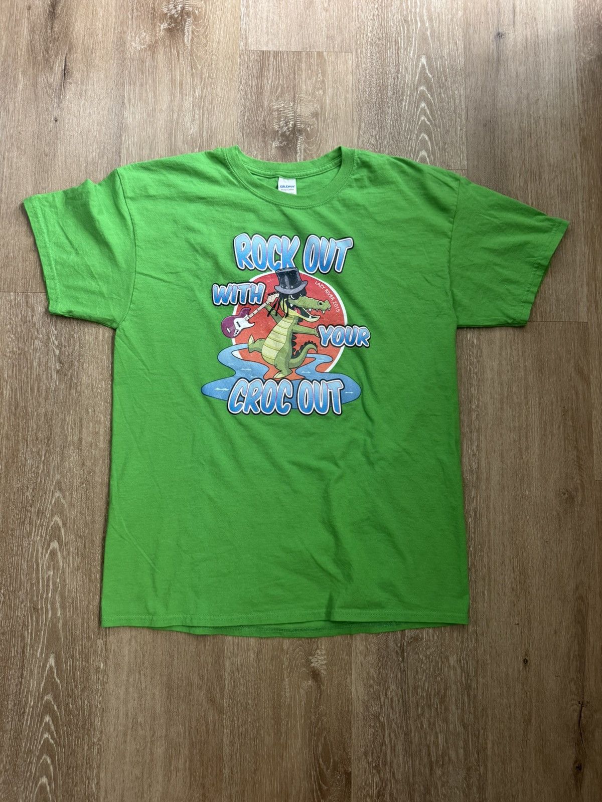 Other × Vintage ‘Rock Out With Your Croc Out’ 2015 Lazy River Comedy Tee Size US L / EU 52-54 / 3 - 2 Thumbnail