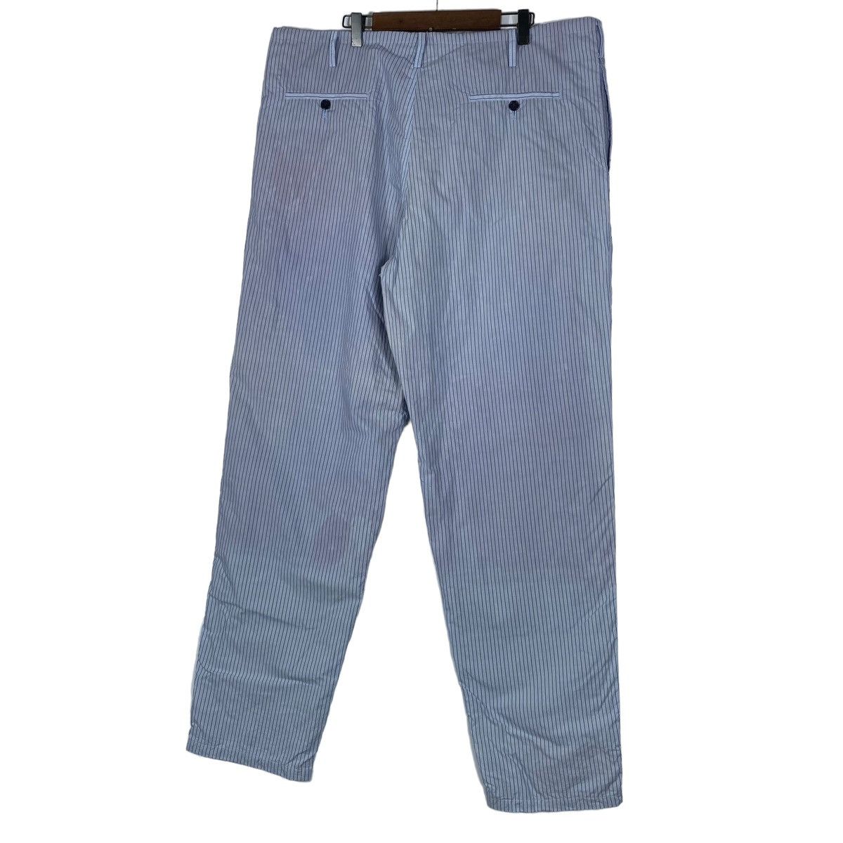 Yohji Yamamoto Vintage Yohji Yamamoto Pour Homme Striped Drawstring Pants Size US 30 / EU 46 - 4 Thumbnail