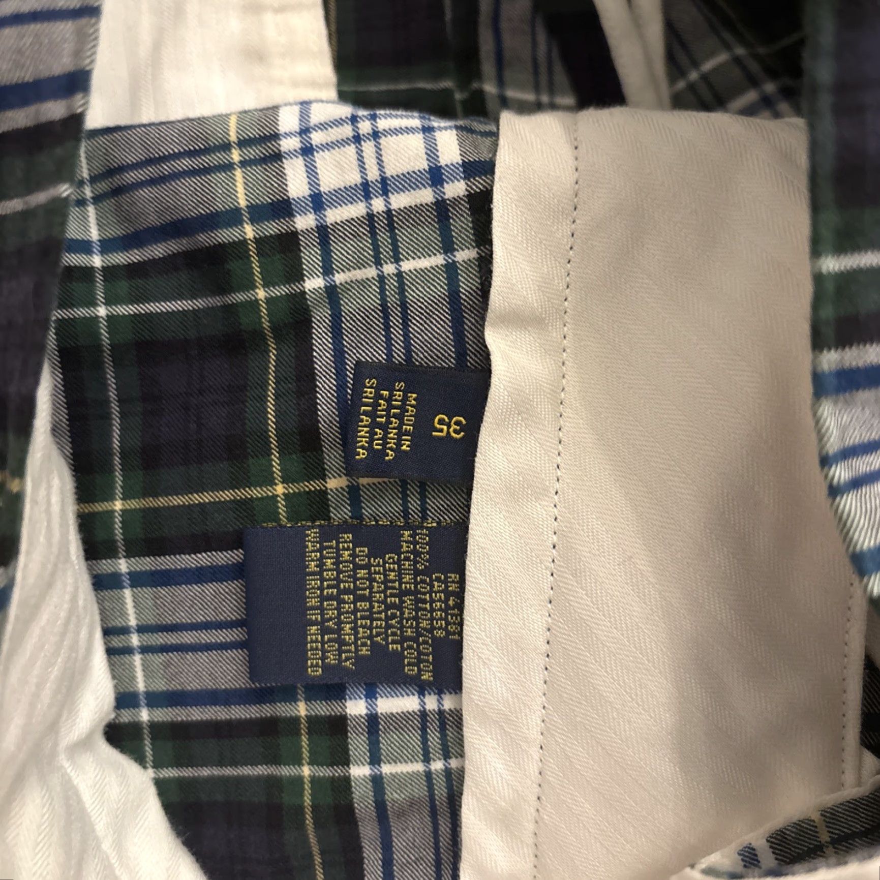 Polo Ralph Lauren VINTAGE Polo Ralph Lauren Shorts Mens 35 Bermuda Plaid Blue Golf Gordon Tartan Griswold Size US S / EU 44-46 / 1 - 3 Thumbnail