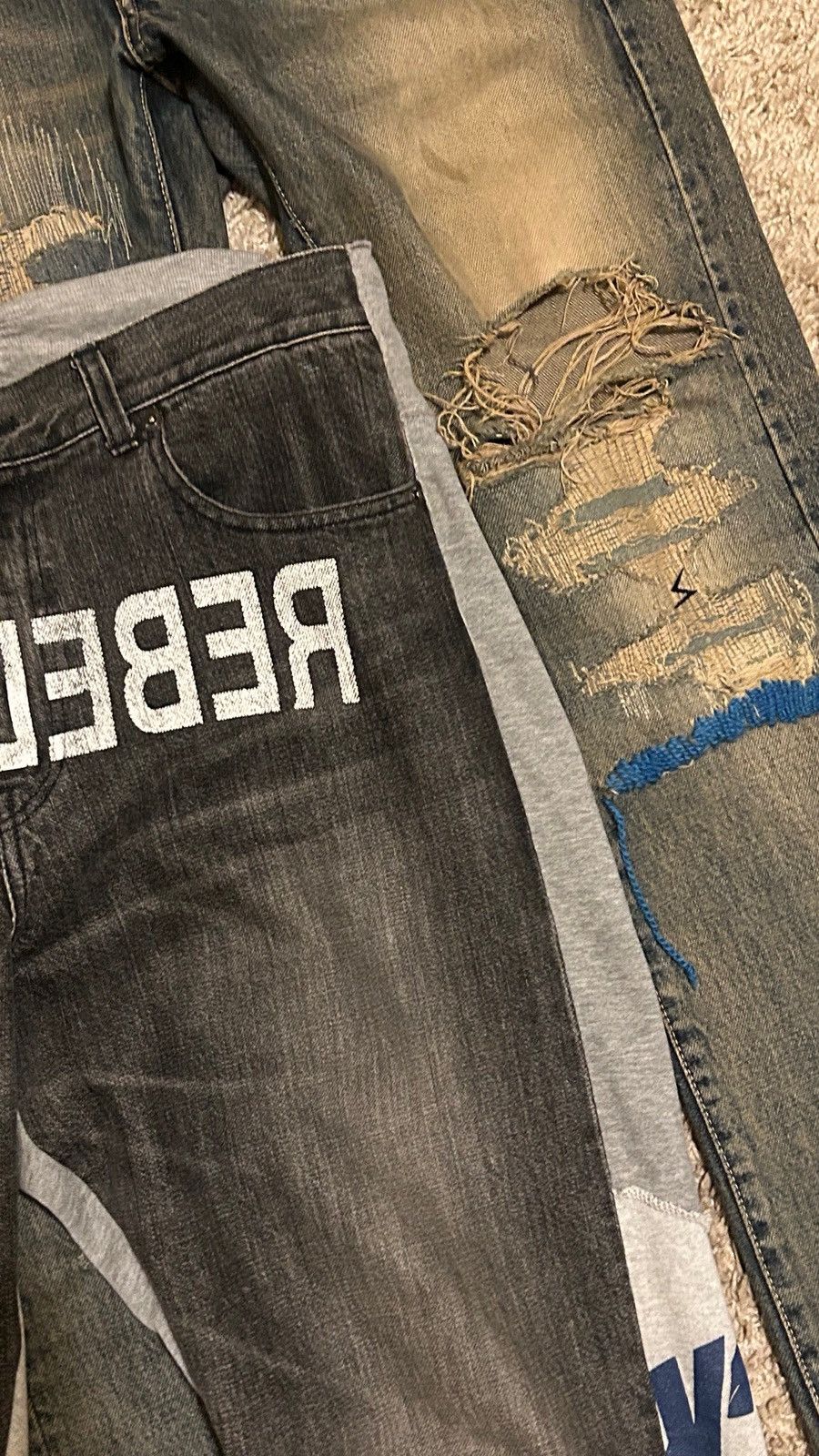 Undercover Undercover 68 Blue Yarn🧶 Size US 29 - 12 Thumbnail