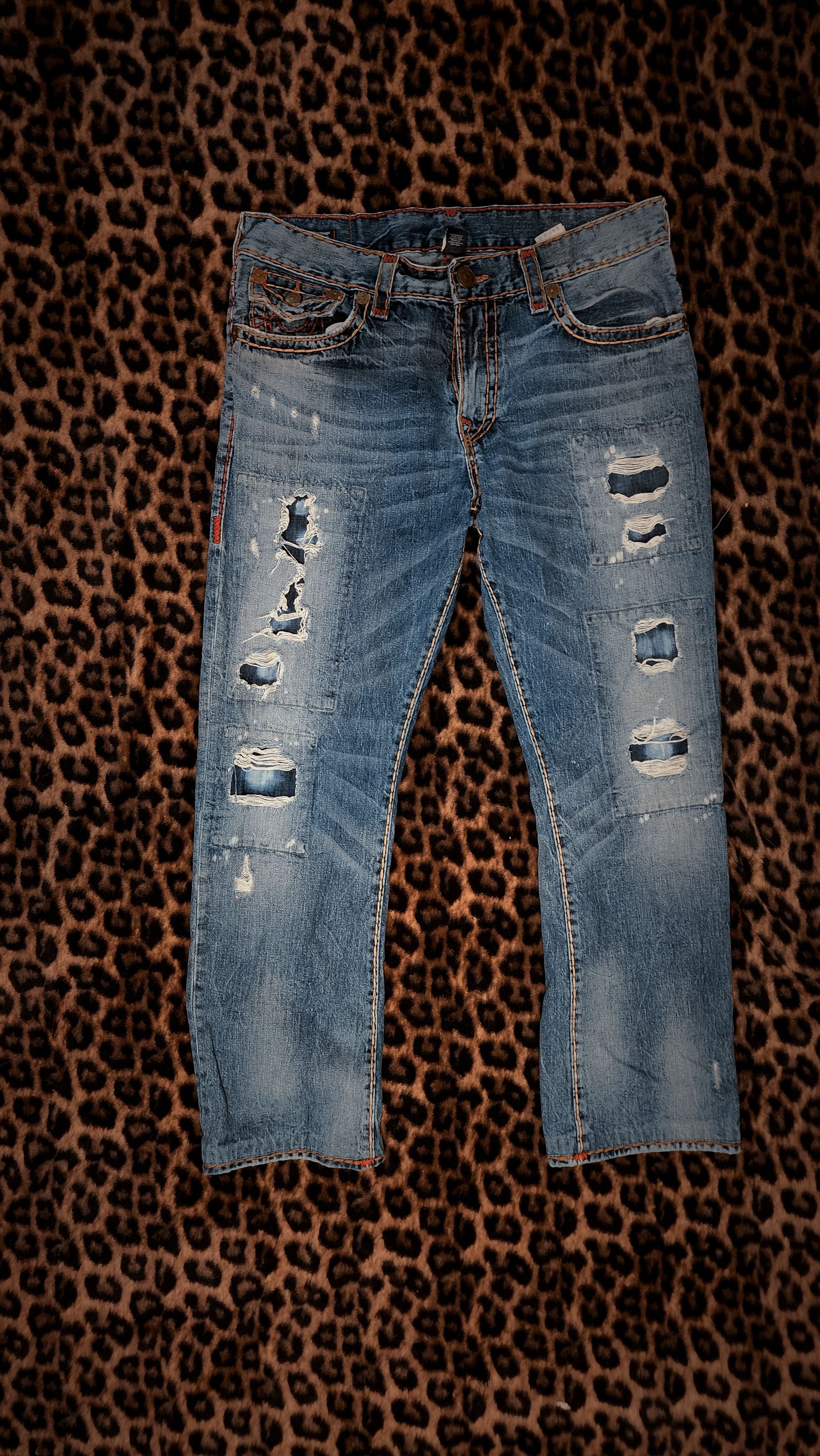 True Religion True Religion Super T Vintage Jeans Size US 36 / EU 52 - 9 Thumbnail
