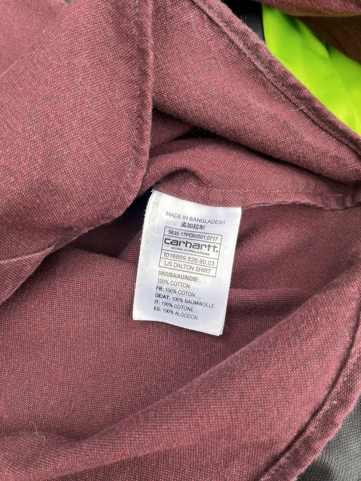 Other 🔥 CARHARTT WIP STREETWEAR DALTON LONG SLEEVE Y2K HYPE SHIRT Size US M / EU 48-50 / 2 - 10 Thumbnail