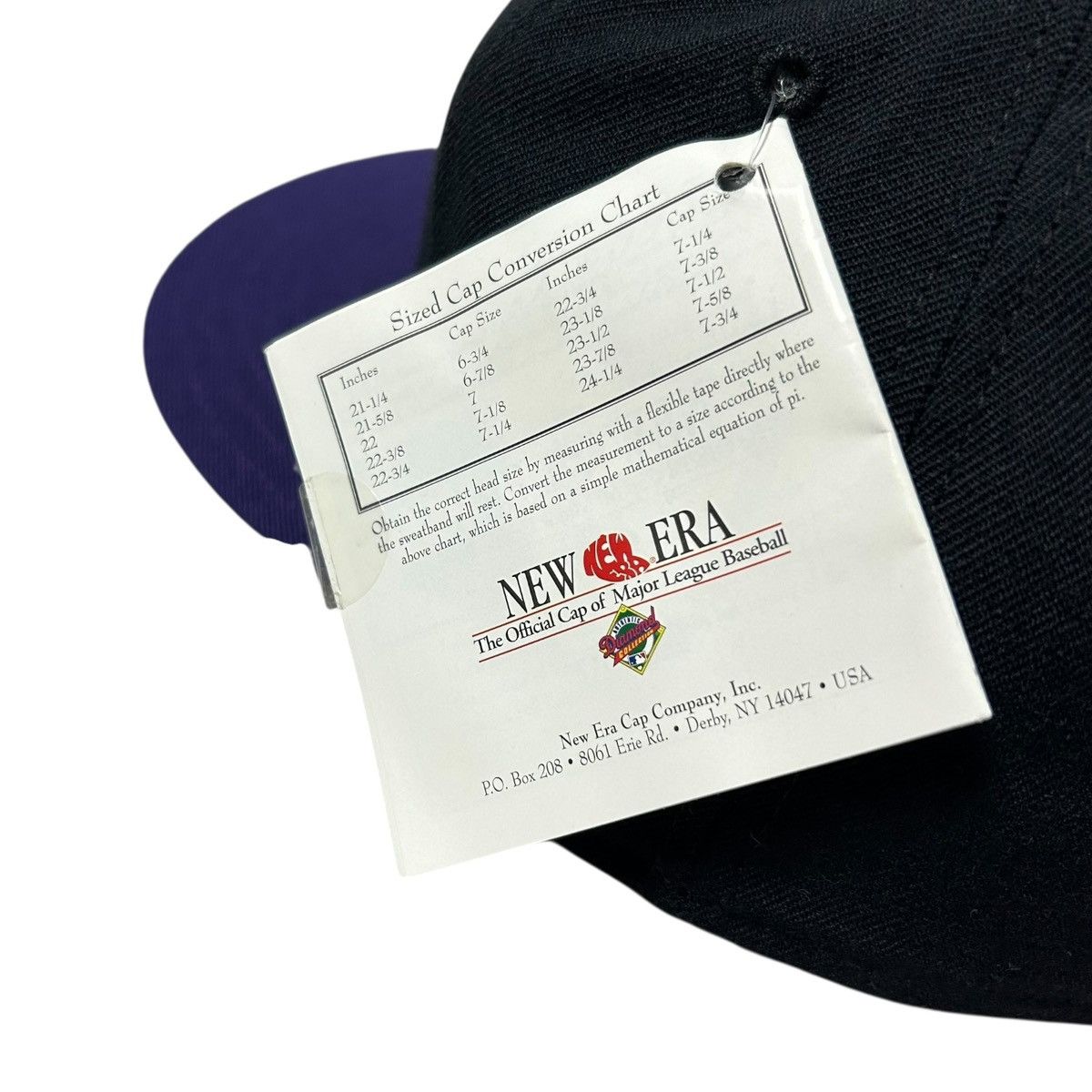 Other DEADSTOCK 90s TAMPA BAY DEVIL RAYS NEW ERA 5950 HAT Sz 7 1/2 Size ONE SIZE - 3 Thumbnail