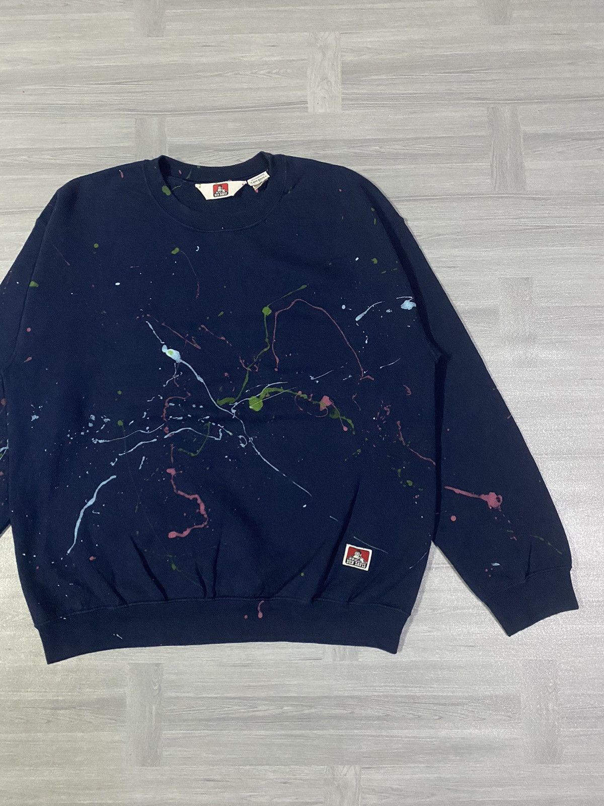 Ben Davis Vintage Ben Davis Splash Pant Sweatshirt Design Size US L / EU 52-54 / 3 - 2 Thumbnail