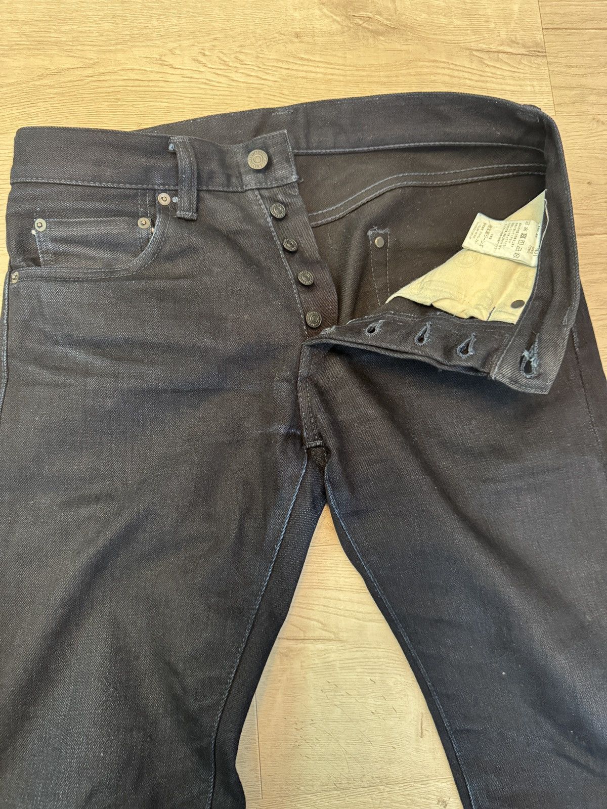 Momotaro Jeans Momotaro 03061B-SP indigo/black Size US 31 - 5 Thumbnail