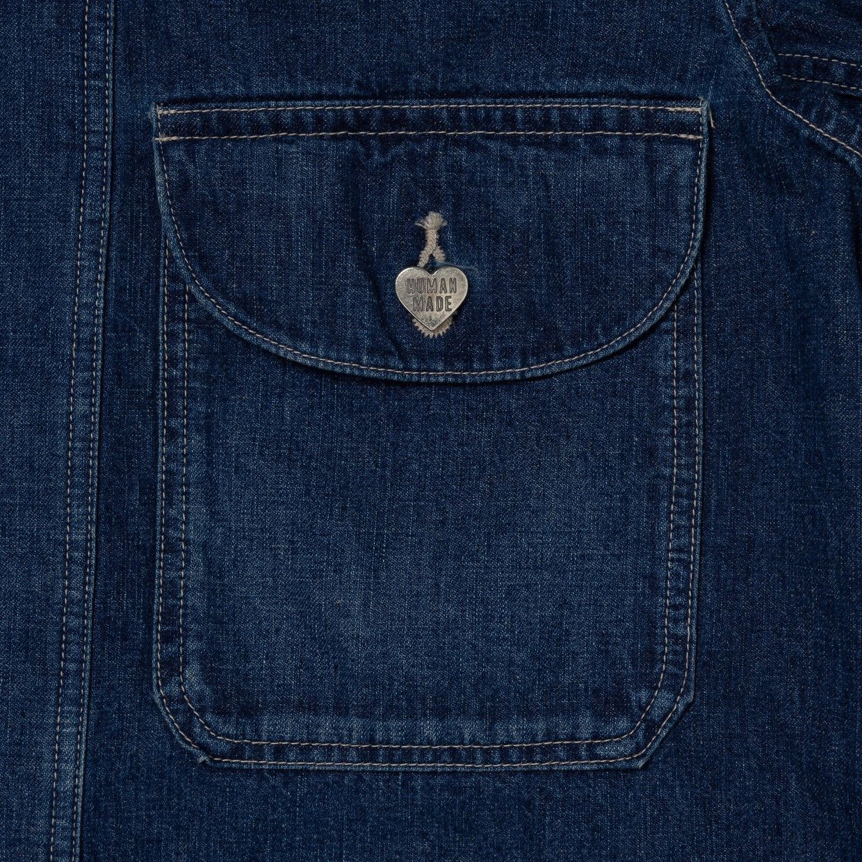 Human Made Human Made Denim Hooded Jacket Size ONE SIZE - 4 Thumbnail