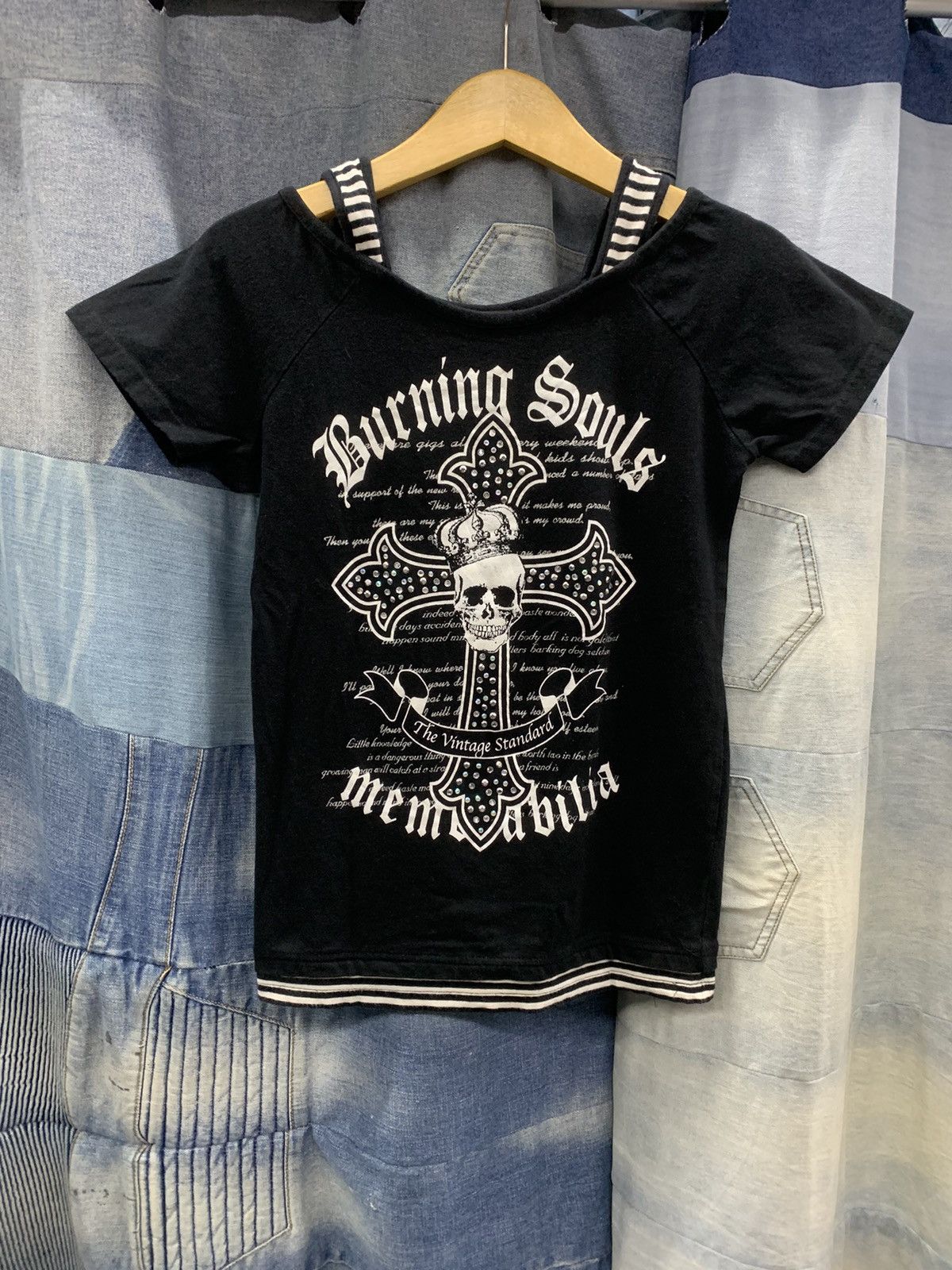 Hysteric Glamour × If Six Was Nine × Japanese Brand Burning Souls cross skulls japanse brand Size US S / EU 44-46 / 1 - 1 Thumbnail