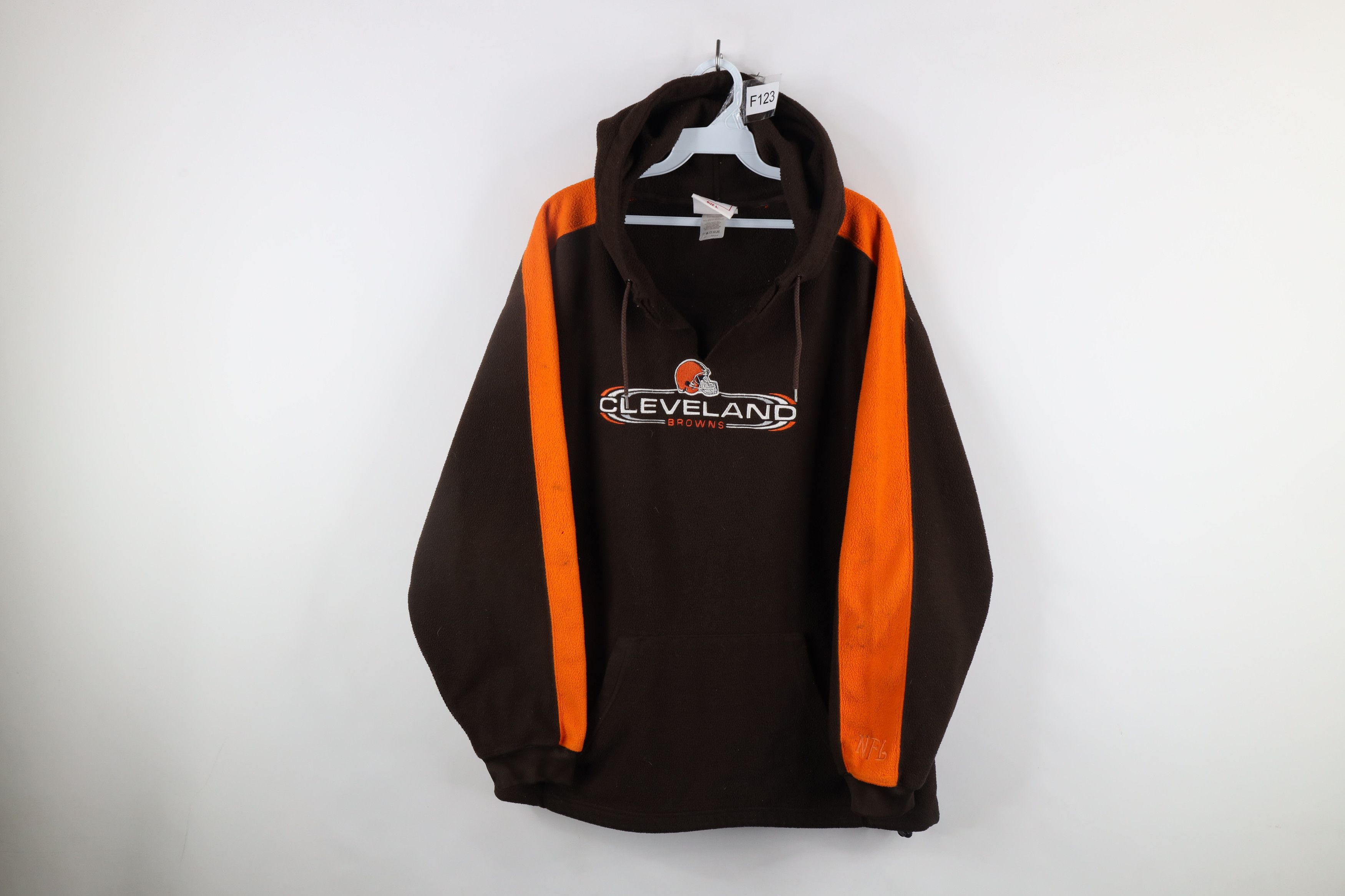 Vintage Vintage NFL Out Cleveland Browns Football Fleece Hoodie Size US L / EU 52-54 / 3 - 1 Thumbnail