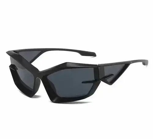 Jewelry Cyber Black Sunglasses Retro Punk Archive Cosplay Jewelry Size ONE SIZE - 2 Thumbnail