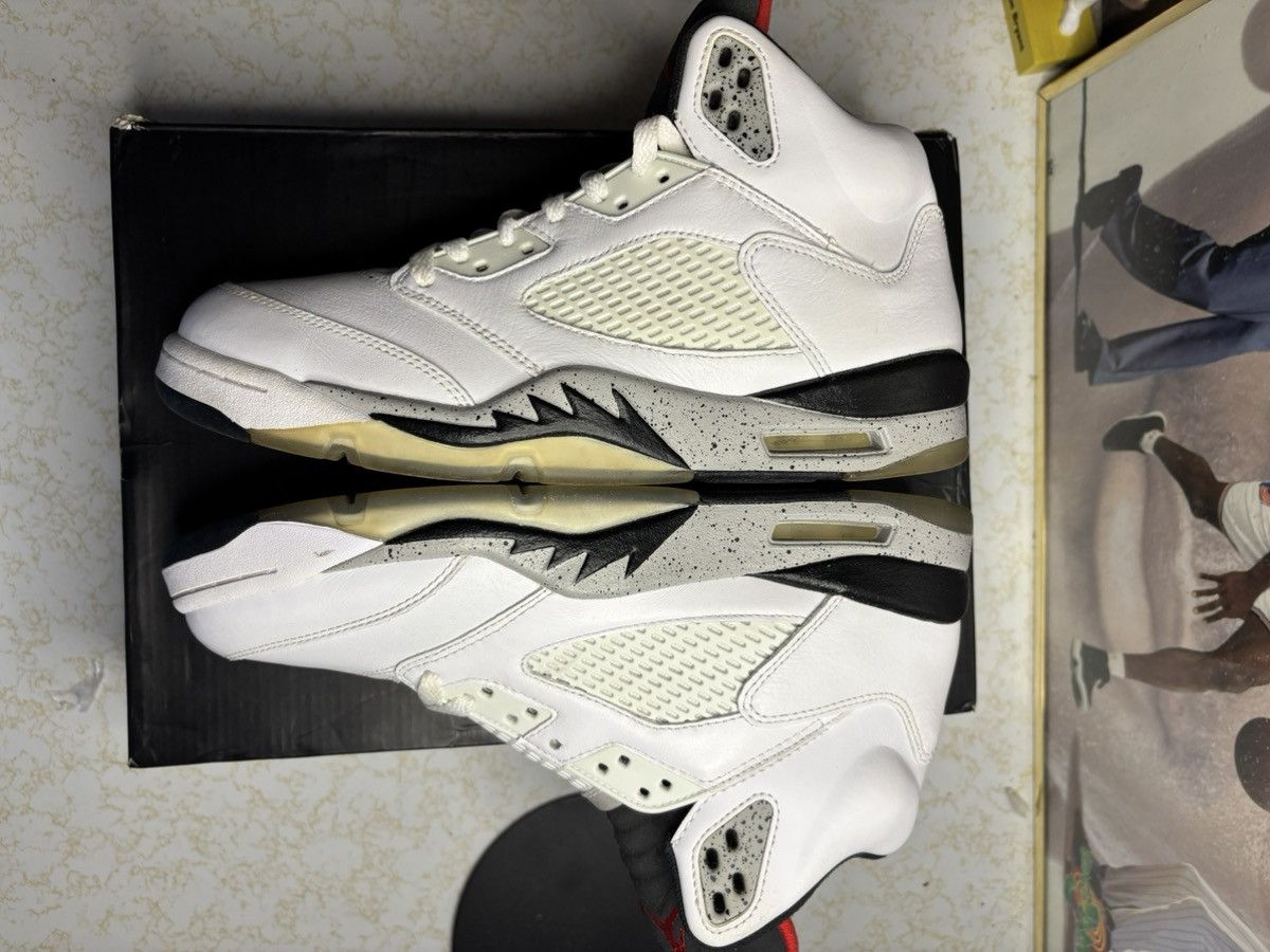 Jordan Brand Jordan Retro 5 “white Cement” Size US 9.5 / EU 42-43 - 4 Thumbnail