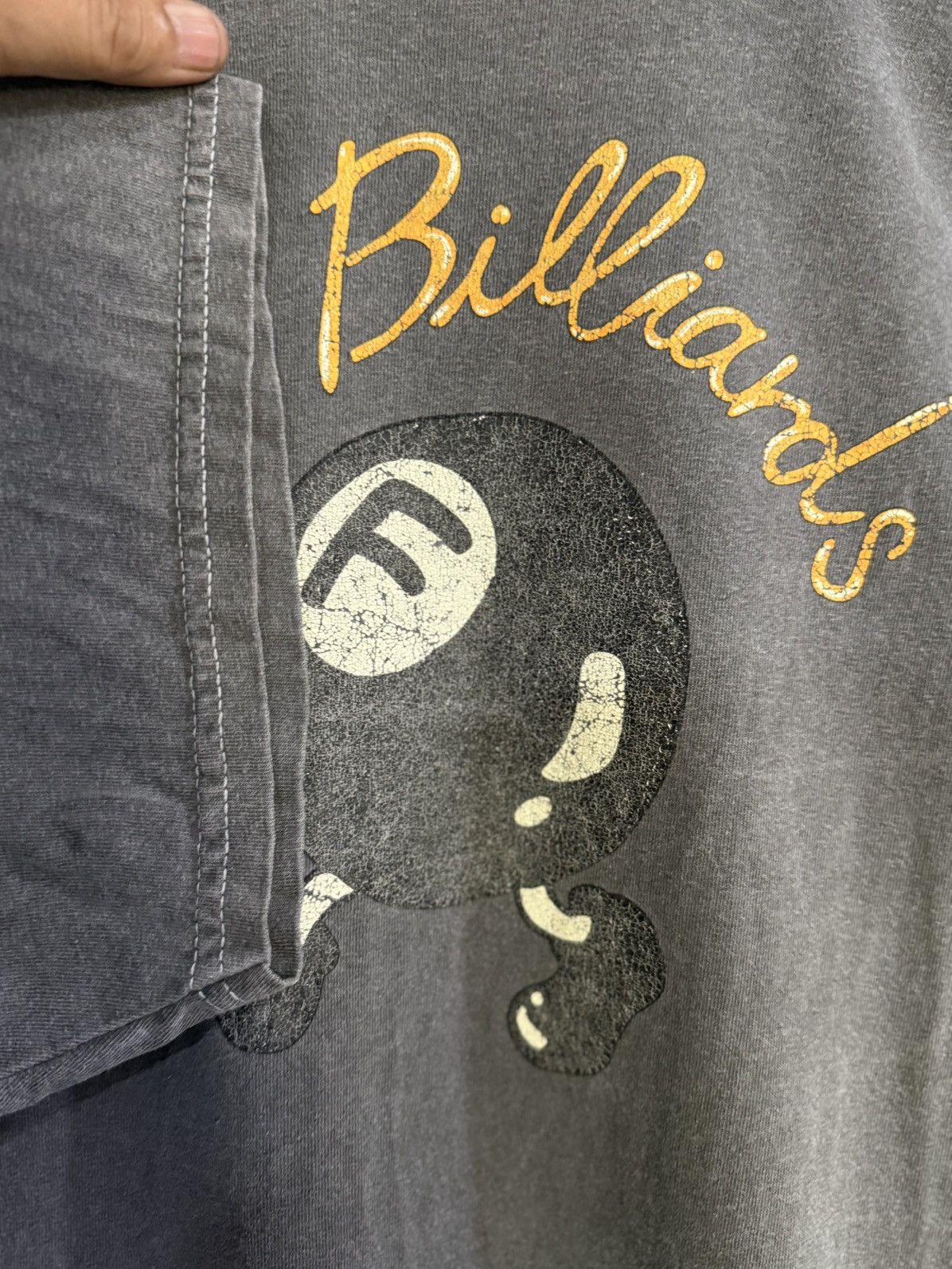 Girl Skateboards Vintage Y2K Fact Billiards Ball Skateboard Faded Tee Size US XL / EU 56 / 4 - 4 Thumbnail