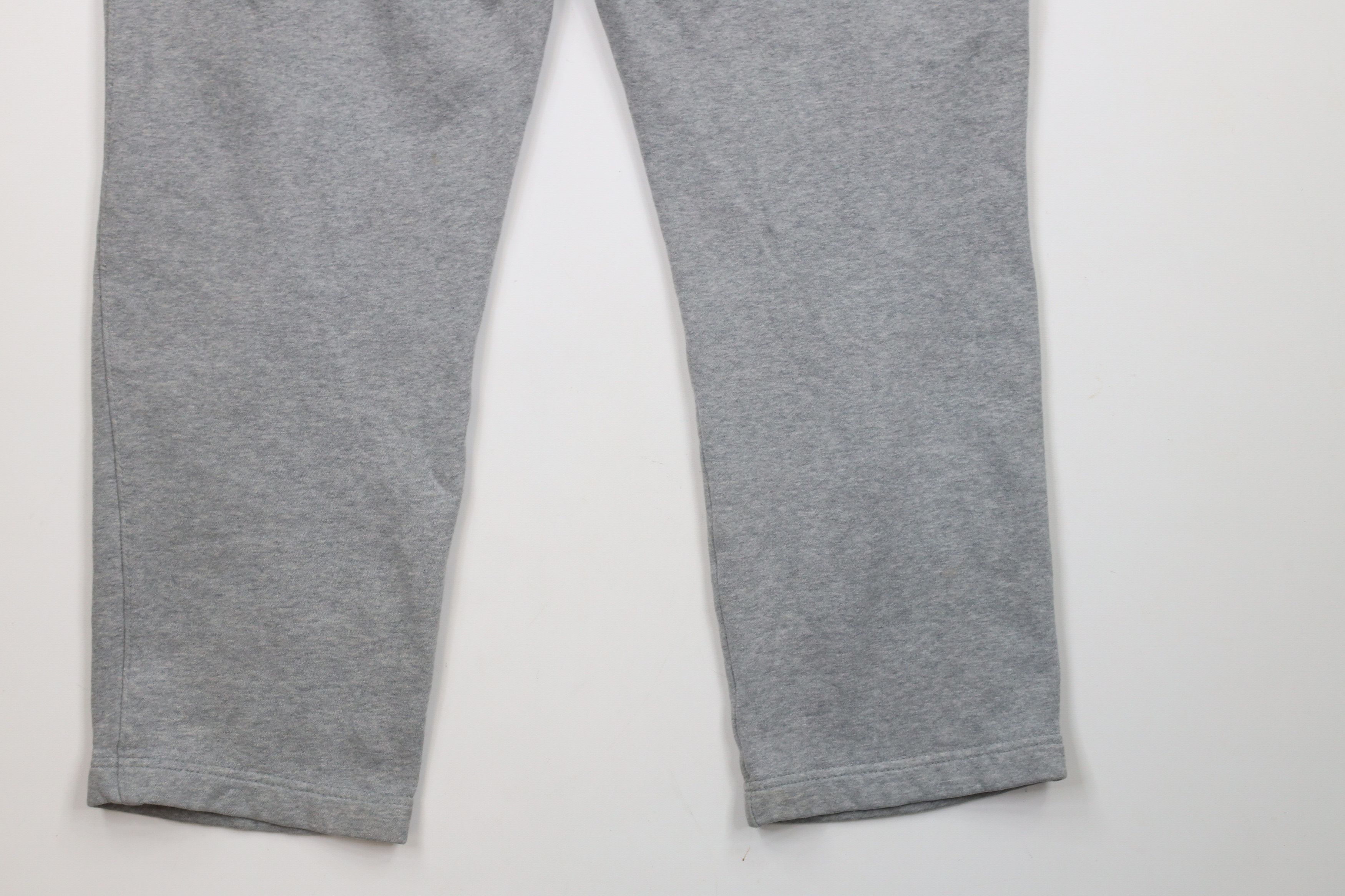 Nike × Vintage Vintage Y2K Nike Travis Scott Mini Swoosh Sweatpants Gray Size US 34 / EU 50 - 13 Thumbnail