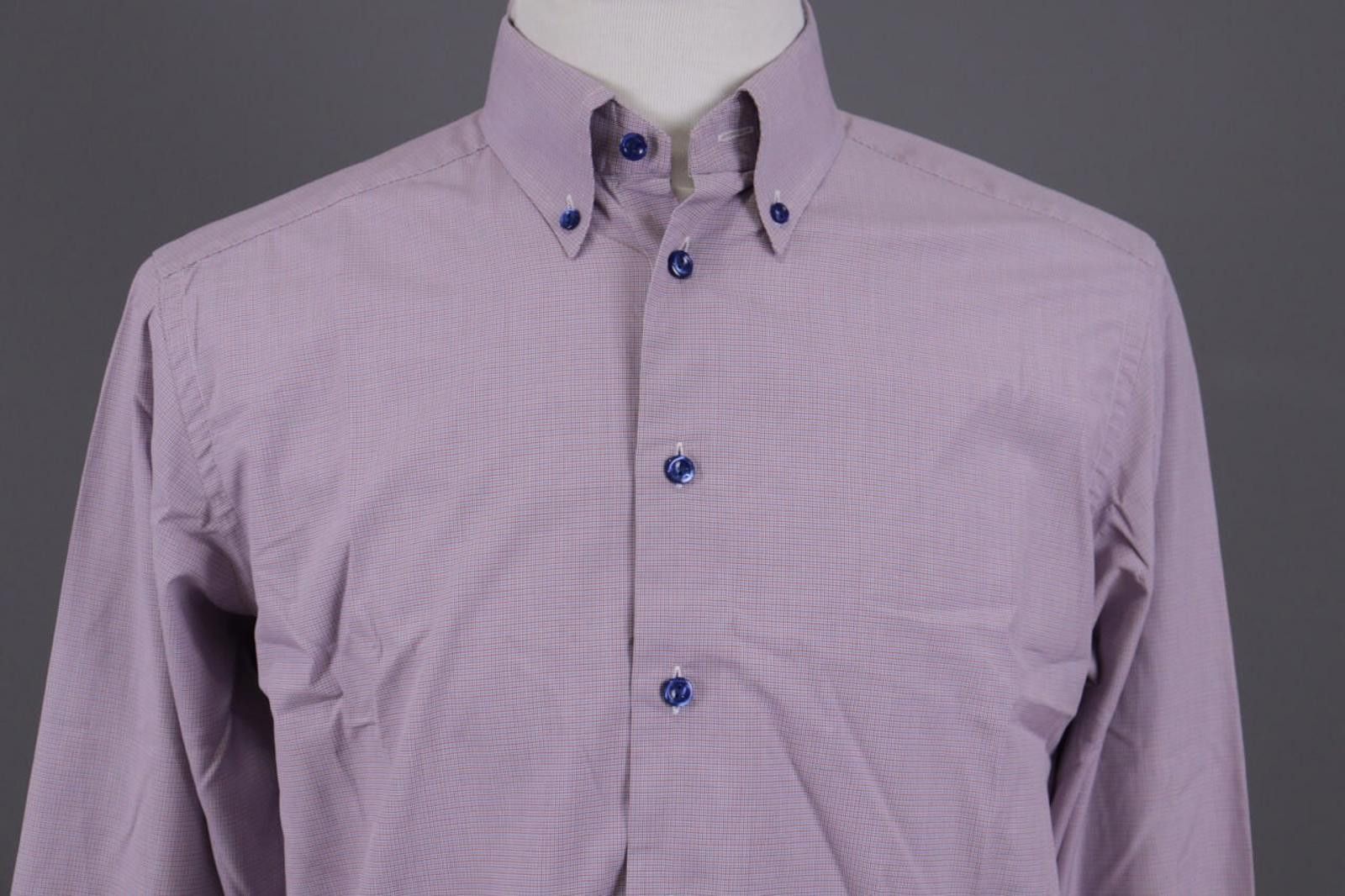 Eton Eton Contemporary Purple Brighton Printed Shirt 41 / 16 Size US M / EU 48-50 / 2 - 2 Thumbnail