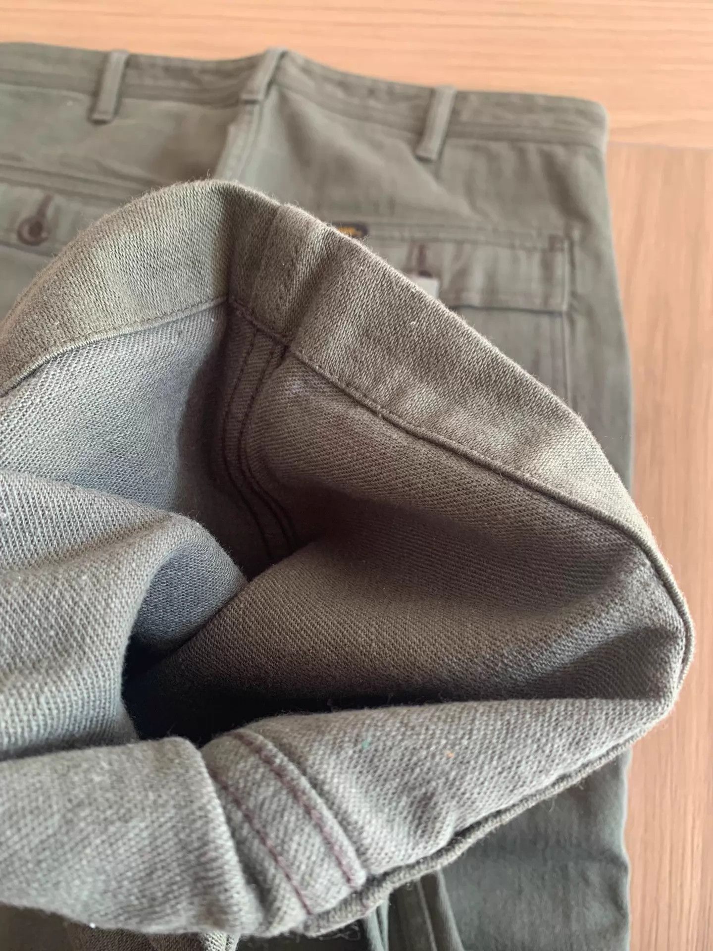 UES Clothing UES Japan Zimbabwe Cotton Straight Officer Baker Pants Size US 34 / EU 50 - 4 Thumbnail