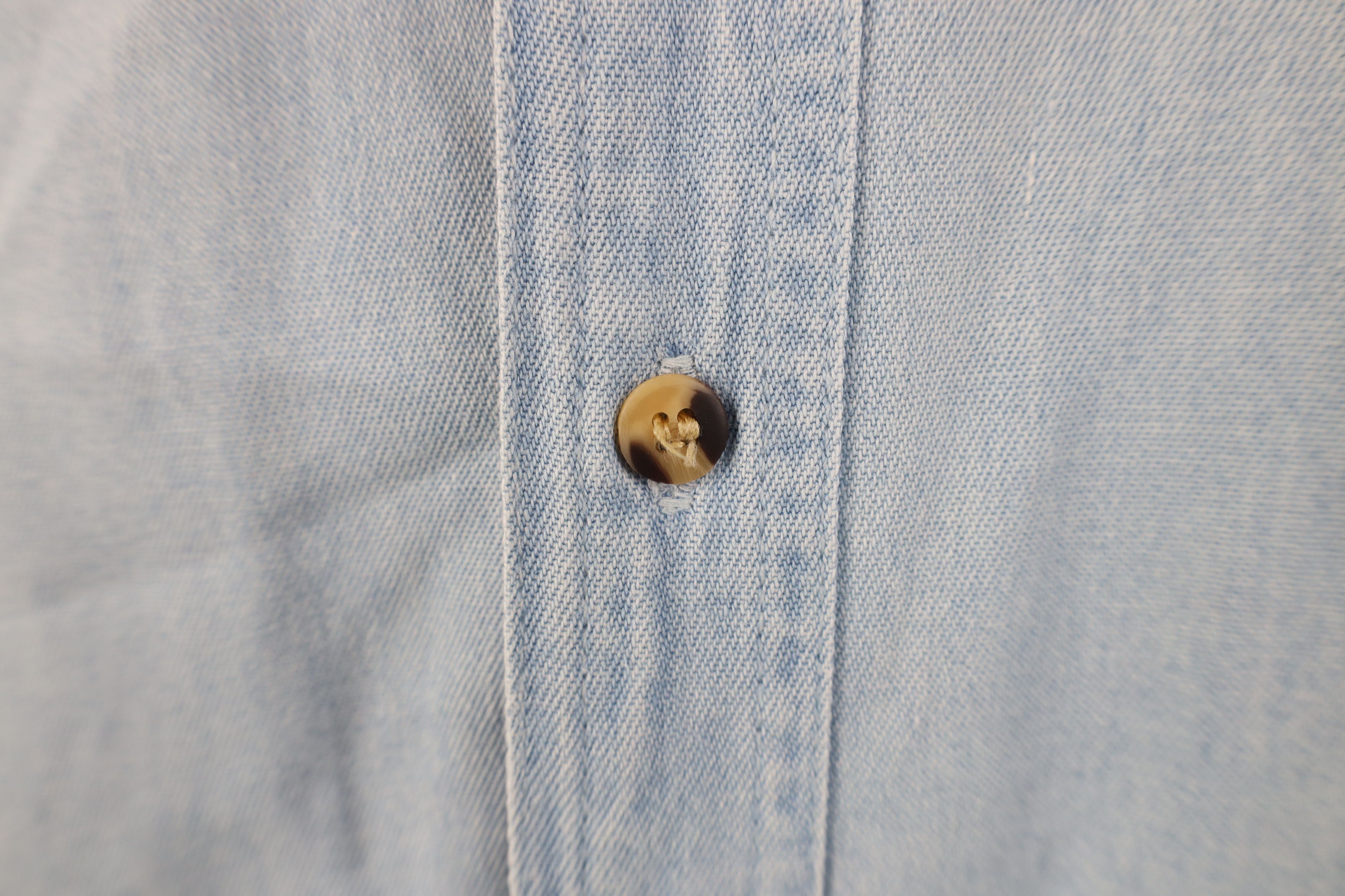 Vintage Vintage 90s Porsche Racing Denim Button Down Shirt USA Size US XL / EU 56 / 4 - 8 Thumbnail