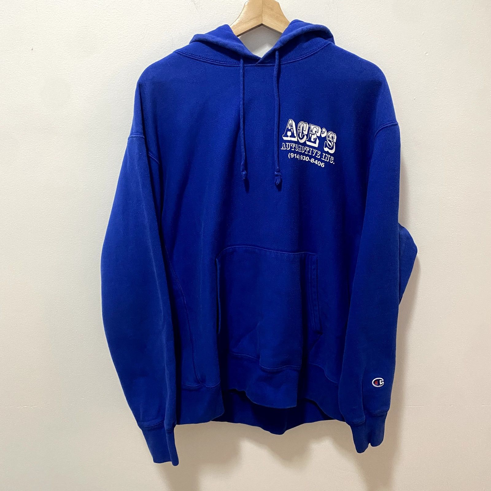 Champion Champion Reverse Weave Ace's Automotive Workwear Hoodie Size US XL / EU 56 / 4 - 2 Thumbnail