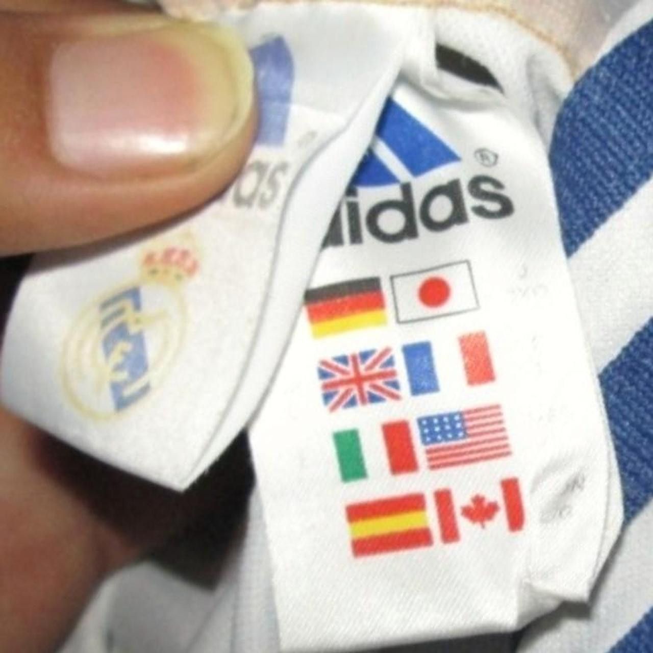Adidas Real Madrid Spain 2001 2002 Home Shirt Jersey Camiseta Size US XL / EU 56 / 4 - 4 Thumbnail