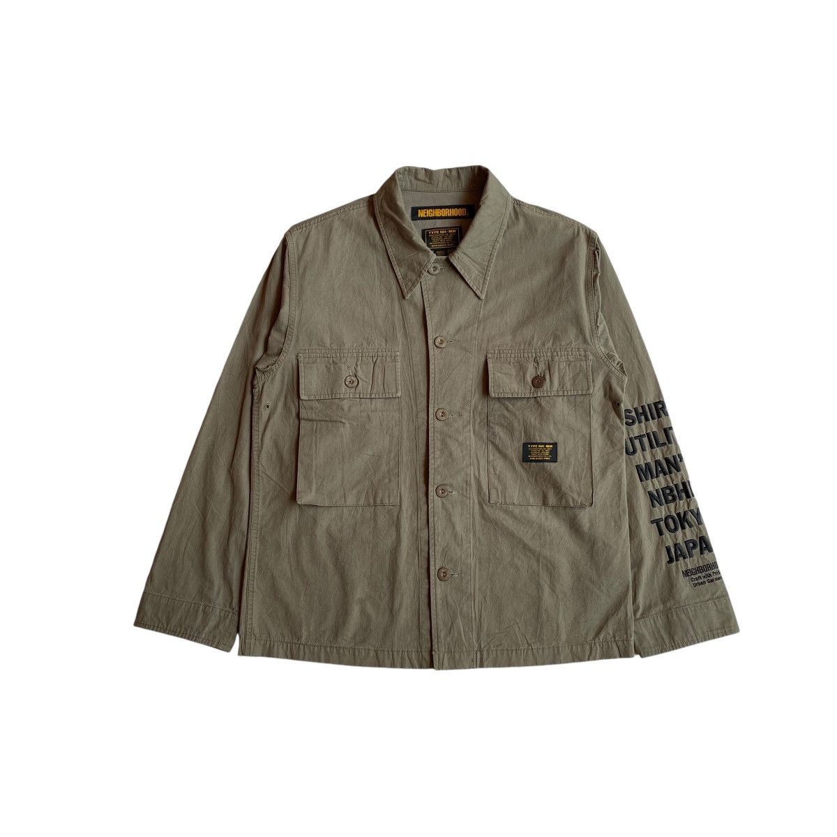 Japanese Brand × Neighborhood Neighborhood P44 Utility Shirt Jacket Size US S / EU 44-46 / 1 - 1 Thumbnail