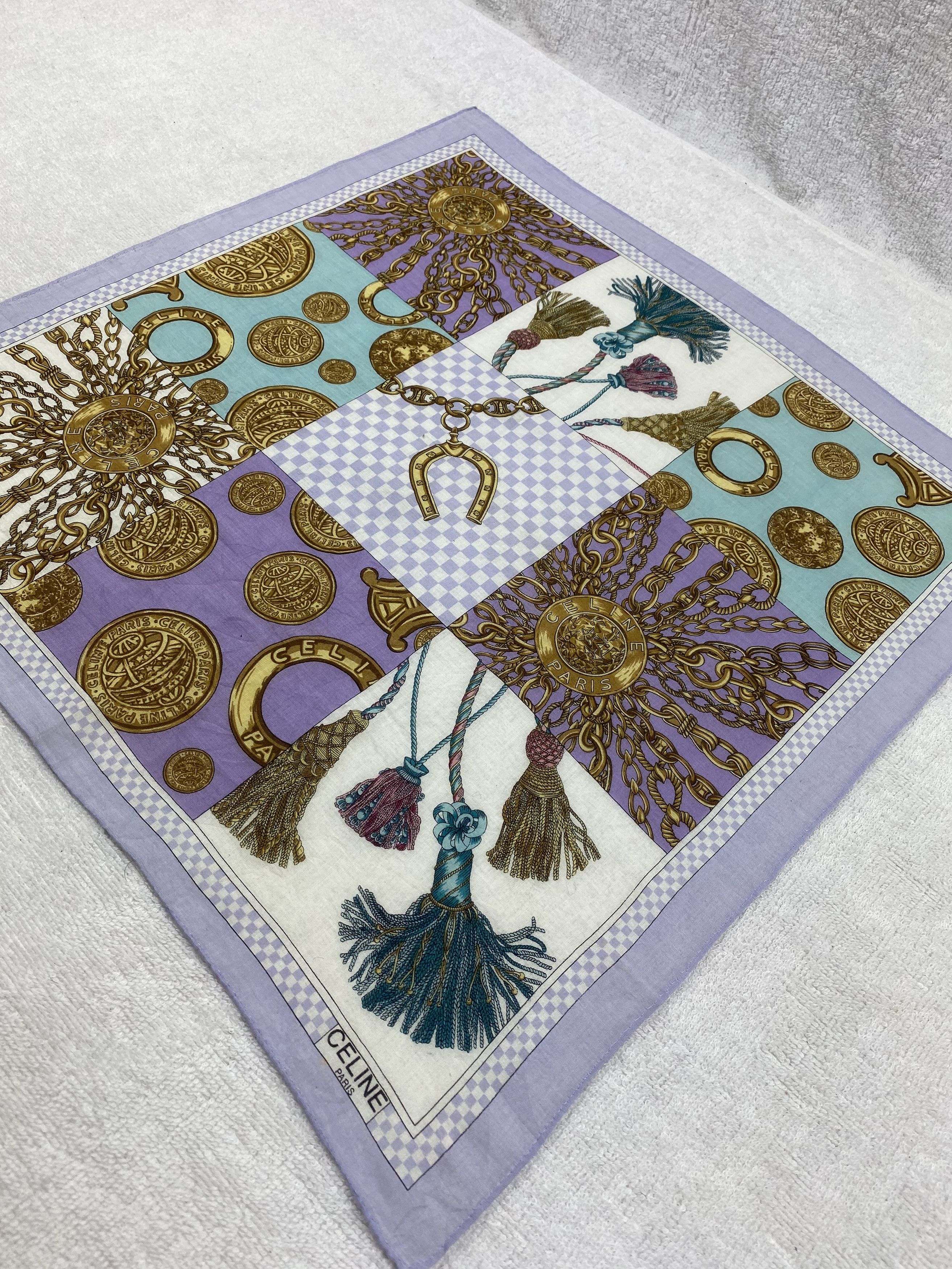 Celine Celine Handkerchief / Bandana / Neckerchief Size ONE SIZE - 4 Thumbnail